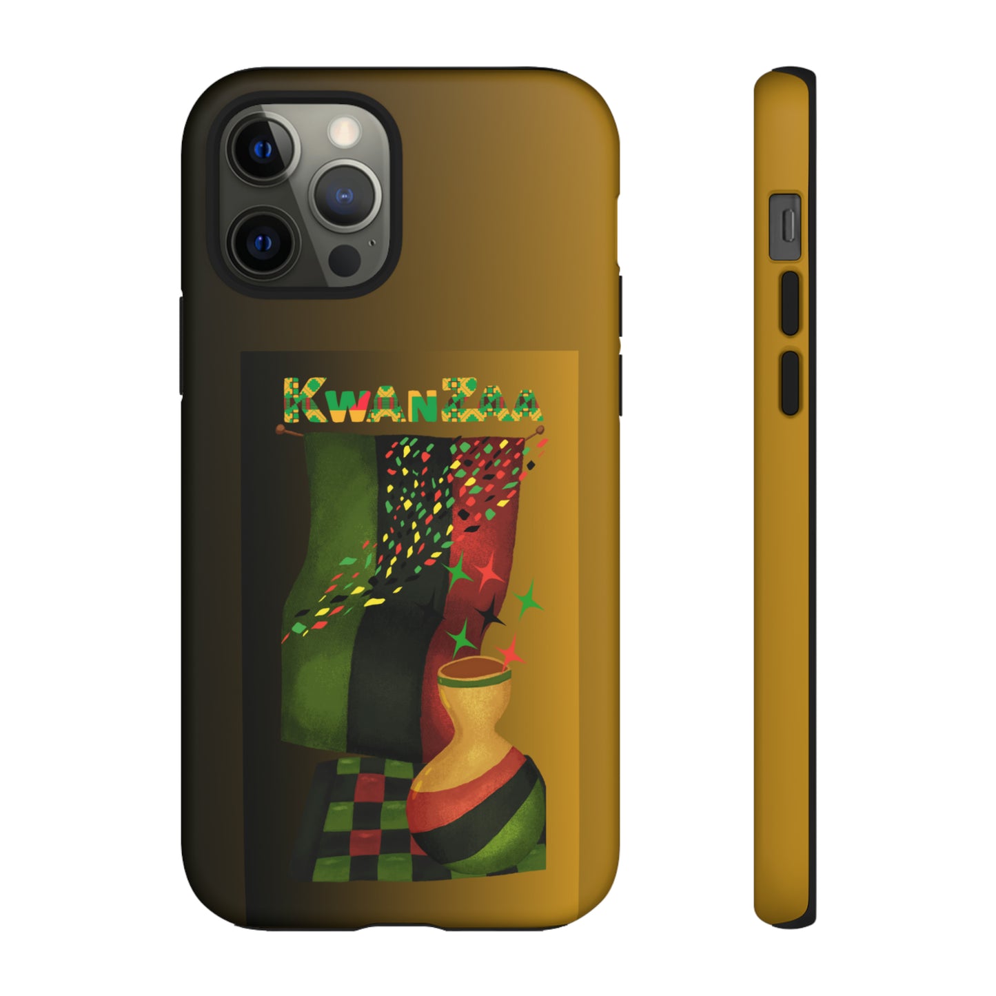 KWANZAA FLAG: 46-Tough Case iPhone series 15 14 13 12 11 X XR XS 8: Google series 7 6 5: Samsung series S23 S22 S21 S20 S10