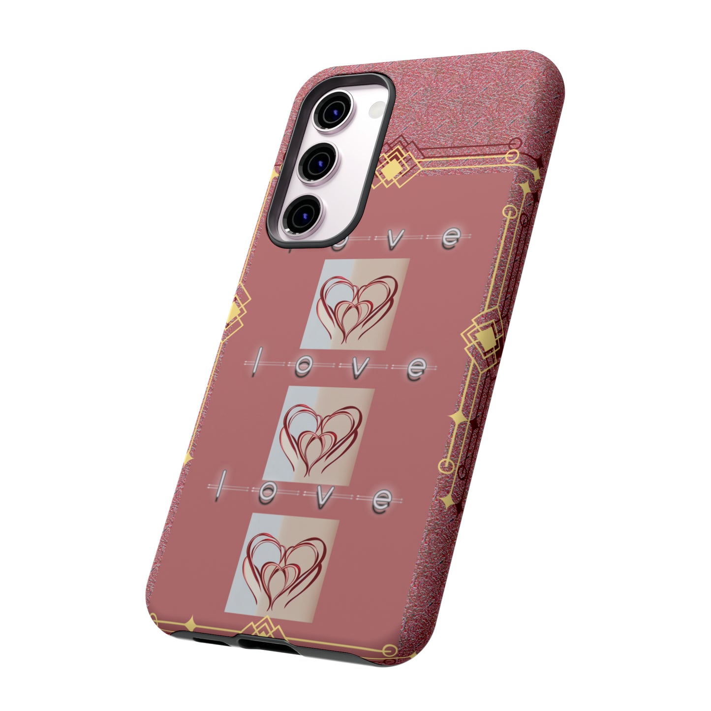 Three Hearts Love: 46-Tough Case iPhone series 15 14 13 12 11 X XR XS 8: Google series 7 6 5: Samsung series S23 S22 S21 S20 S10