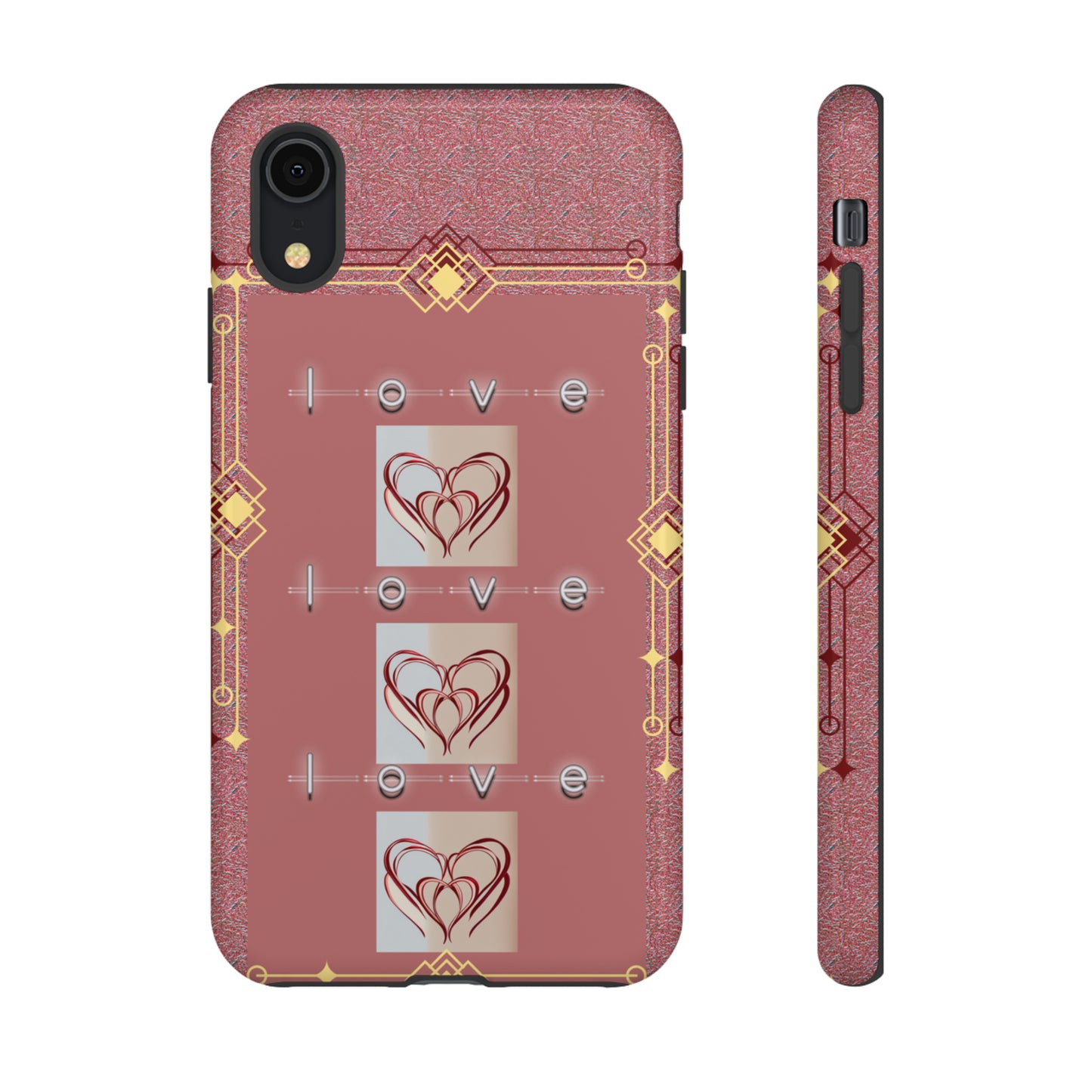 Three Hearts Love: 46-Tough Case iPhone series 15 14 13 12 11 X XR XS 8: Google series 7 6 5: Samsung series S23 S22 S21 S20 S10