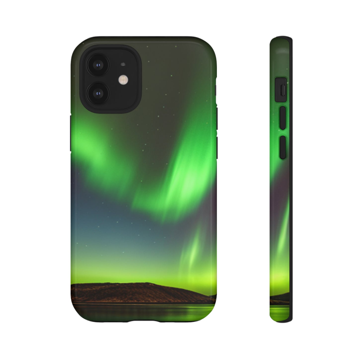 Northern Lights with a black background: 46-Tough Case iPhone series 15 14 13 12 11 X XR XS 8: Google series 7 6 5: Samsung series S23 S22 S21 S20 S10