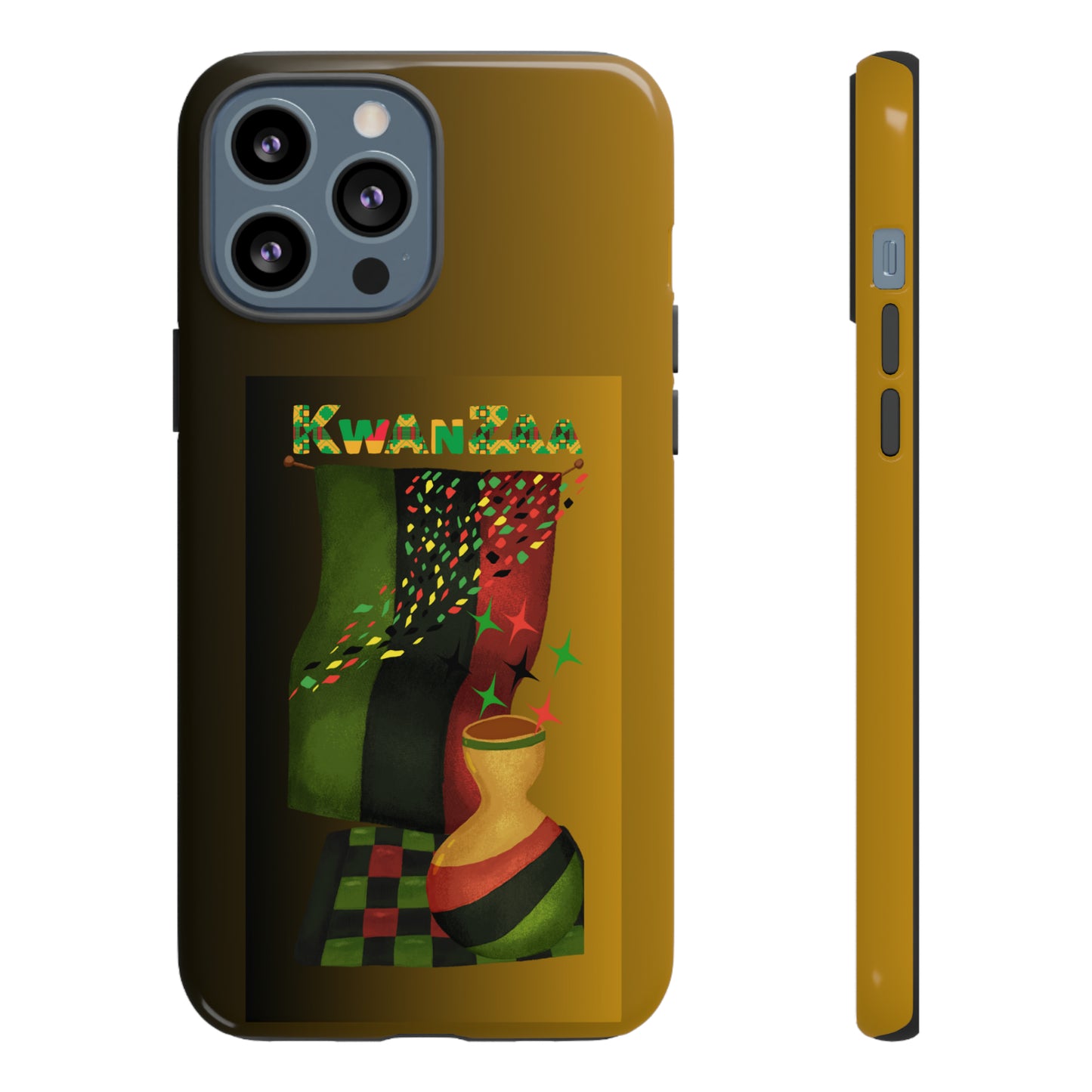 KWANZAA FLAG: 46-Tough Case iPhone series 15 14 13 12 11 X XR XS 8: Google series 7 6 5: Samsung series S23 S22 S21 S20 S10