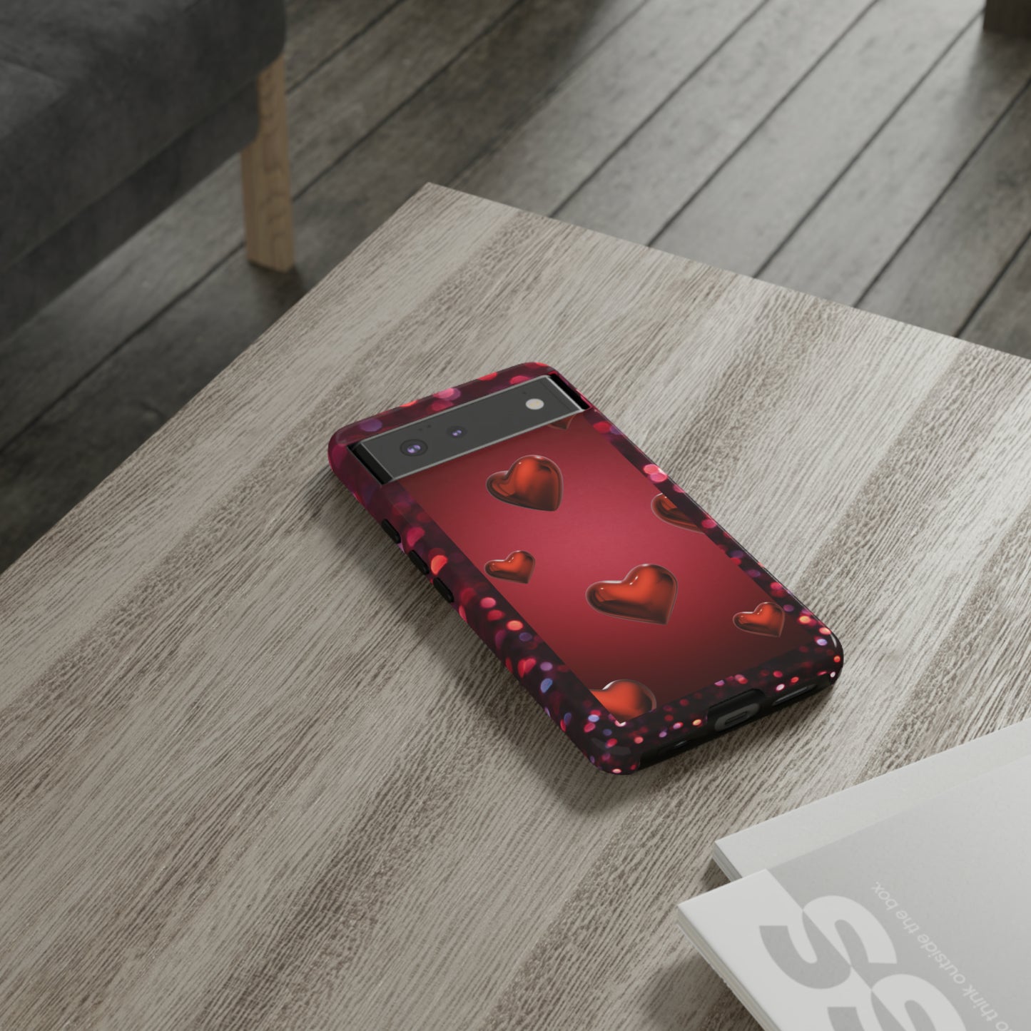 Real Red Valentine: 46-Tough Case iPhone series 15 14 13 12 11 X XR XS 8: Google series 7 6 5: Samsung series S23 S22 S21 S20 S10