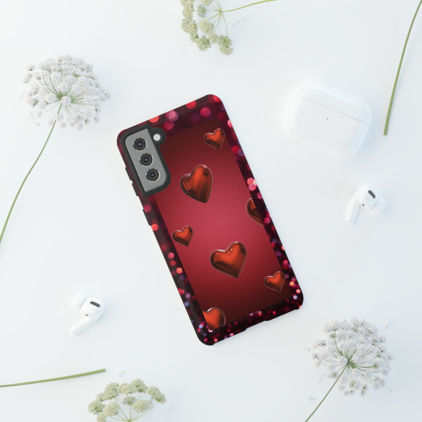 Real Red Valentine: 46-Tough Case iPhone series 15 14 13 12 11 X XR XS 8: Google series 7 6 5: Samsung series S23 S22 S21 S20 S10