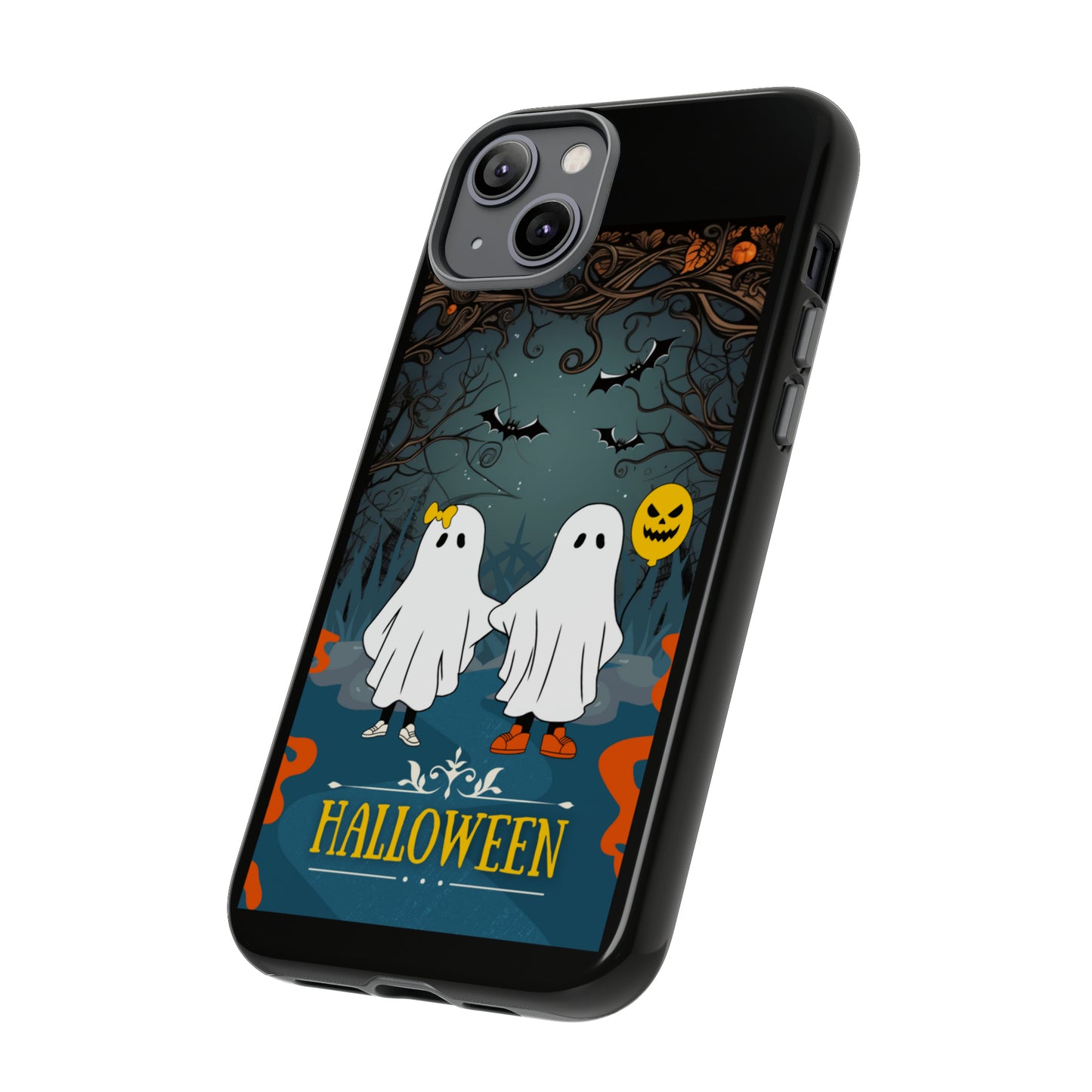 Ghosty with Black background: 46-Tough Case iPhone series 15 14 13 12 11 X XR XS 8: Google series 7 6 5: Samsung series S23 S22 S21 S20 S10