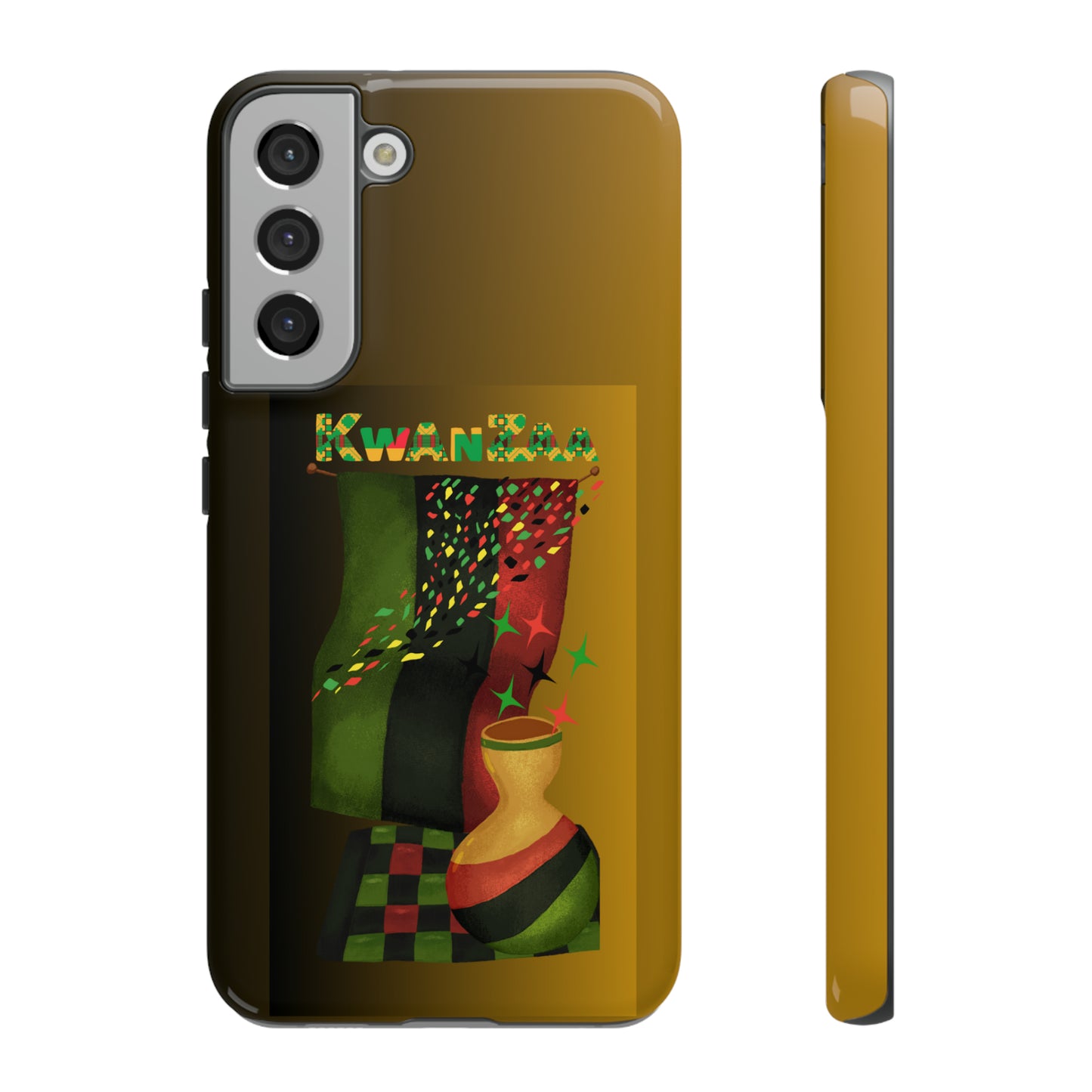 KWANZAA FLAG: 46-Tough Case iPhone series 15 14 13 12 11 X XR XS 8: Google series 7 6 5: Samsung series S23 S22 S21 S20 S10