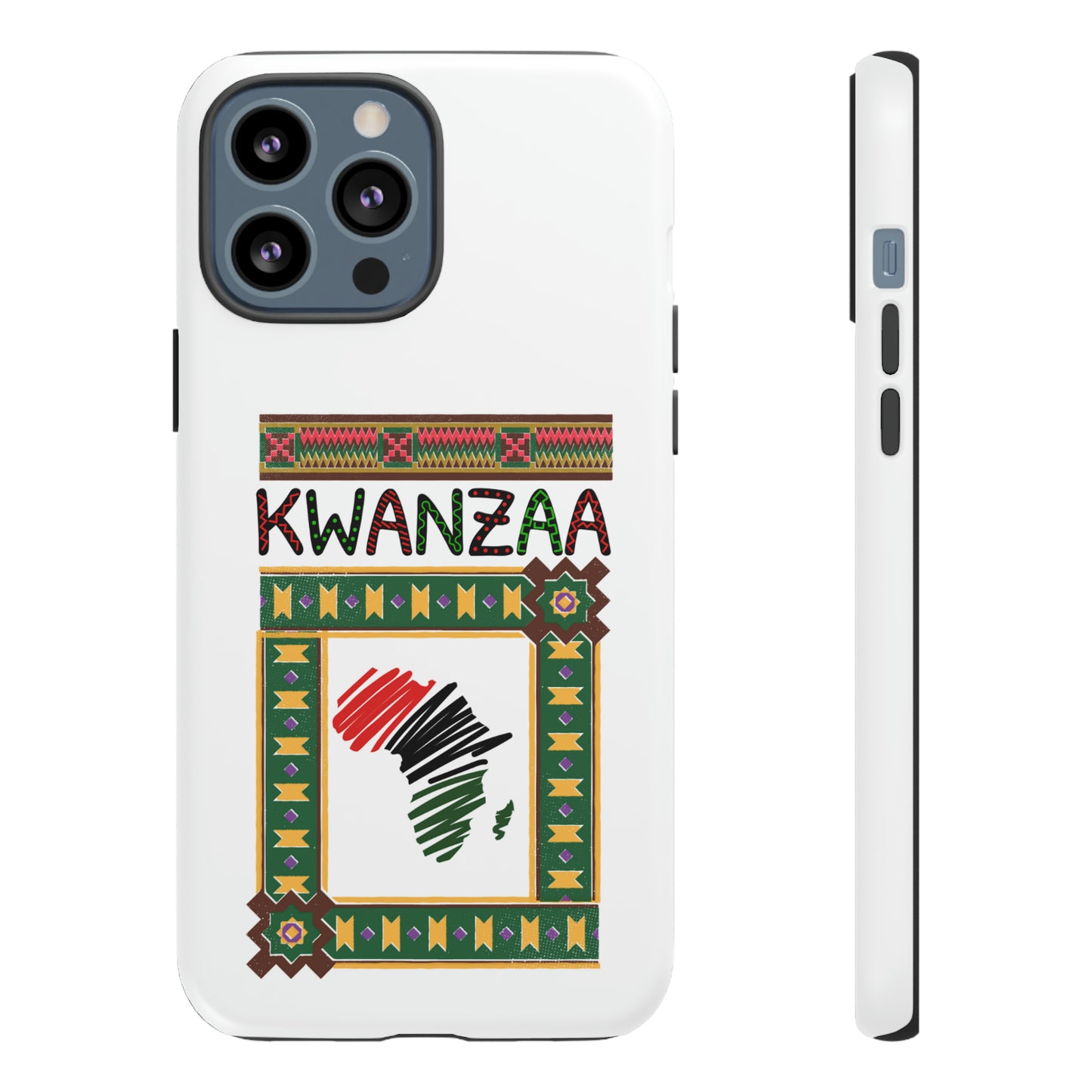 AFRICA KWANZAA: 46-Tough Case iPhone series 15 14 13 12 11 X XR XS 8: Google series 7 6 5: Samsung series S23 S22 S21 S20 S10