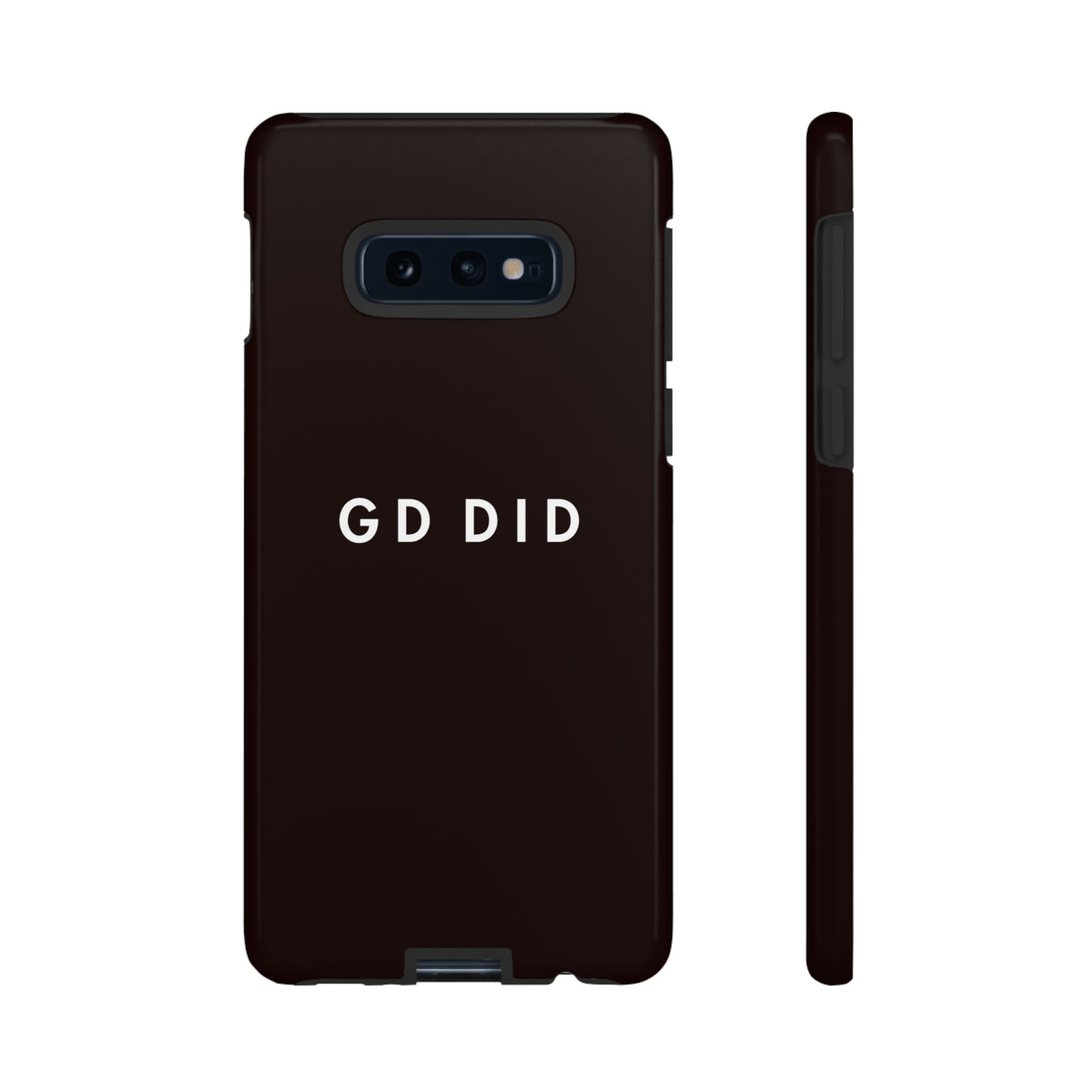 GOD DID BLACK: 46-Tough Case iPhone series 15 14 13 12 11 X XR XS 8: Google series 7 6 5: Samsung series S23 S22 S21 S20 S10