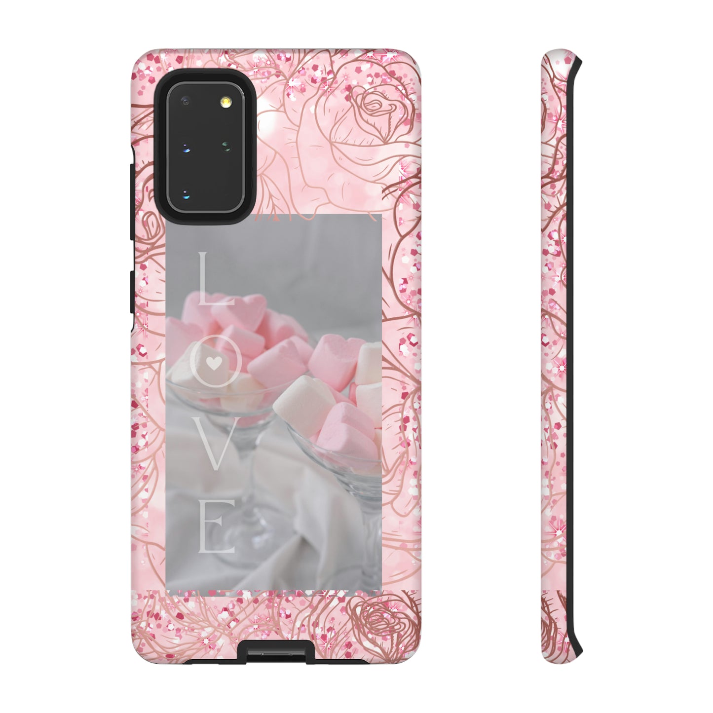 Pink Candy Love: 46-Tough Case iPhone series 15 14 13 12 11 X XR XS 8: Google series 7 6 5: Samsung series S23 S22 S21 S20 S10