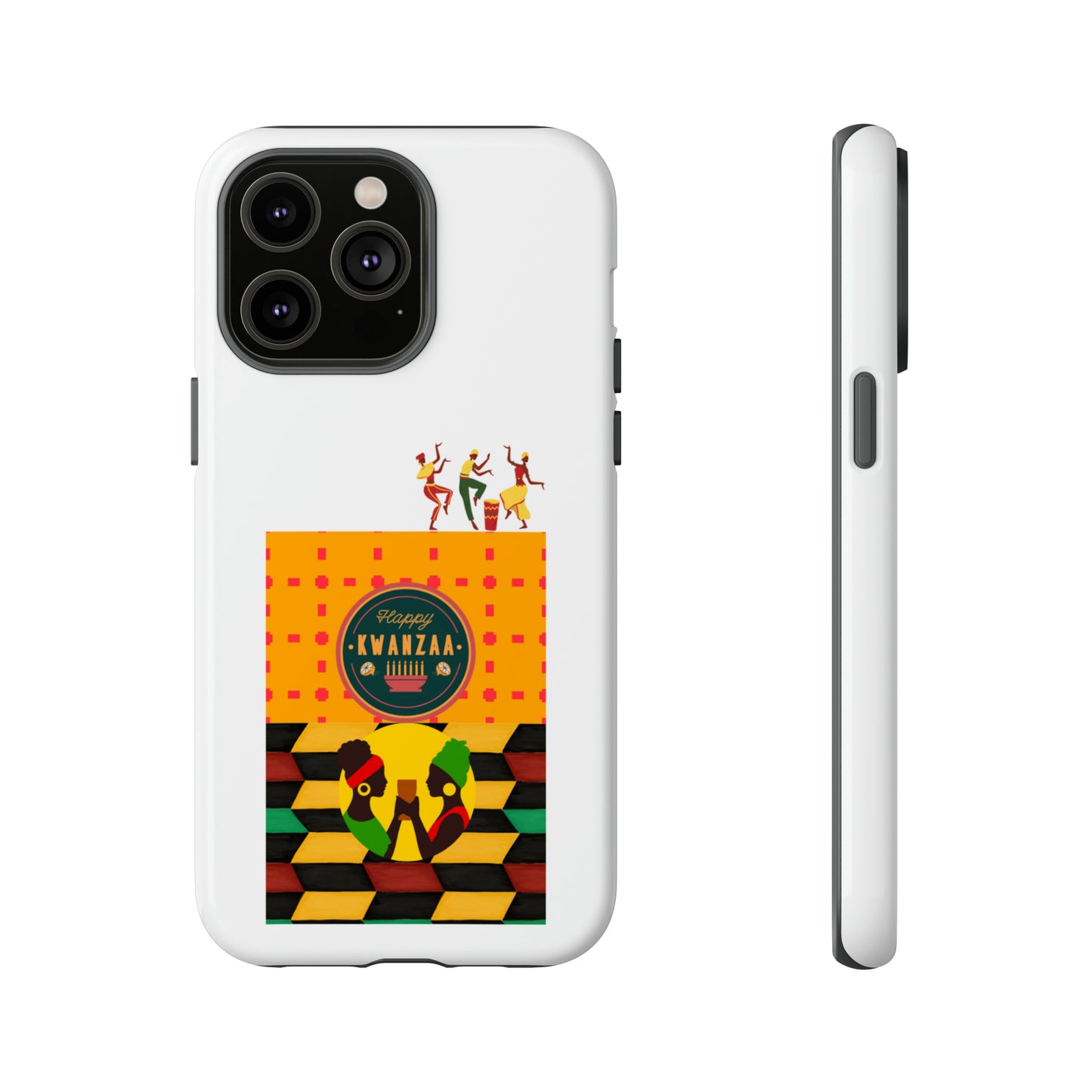 HAPPY KWANZA: 46-Tough Case iPhone series 15 14 13 12 11 X XR XS 8: Google series 7 6 5: Samsung series S23 S22 S21 S20 S10