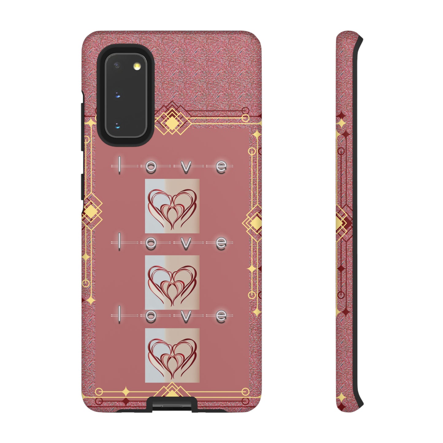 Three Hearts Love: 46-Tough Case iPhone series 15 14 13 12 11 X XR XS 8: Google series 7 6 5: Samsung series S23 S22 S21 S20 S10