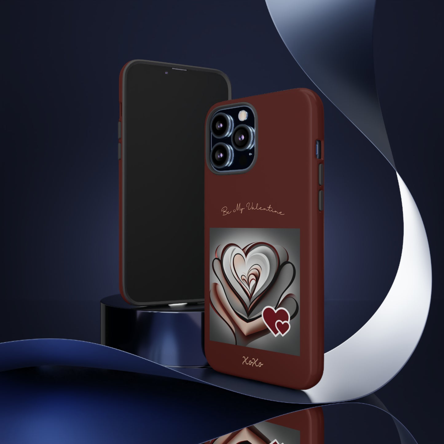 Valentine Triple Heart: 46-Tough Case iPhone series 15 14 13 12 11 X XR XS 8: Google series 7 6 5: Samsung series S23 S22 S21 S20 S10