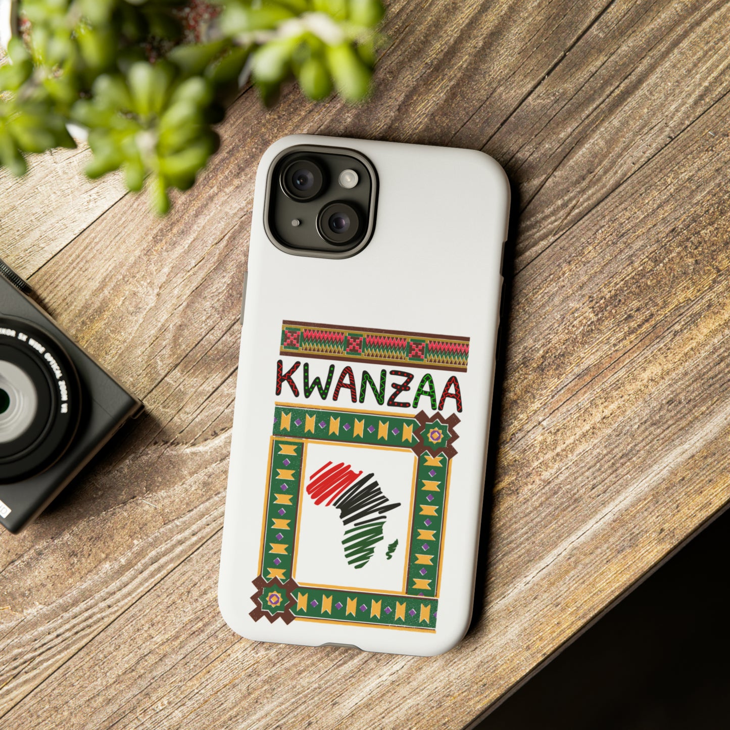 AFRICA KWANZAA: 46-Tough Case iPhone series 15 14 13 12 11 X XR XS 8: Google series 7 6 5: Samsung series S23 S22 S21 S20 S10