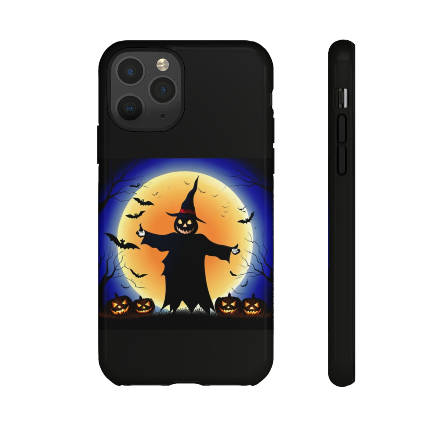 Scary Halloween with Black background: 46-Tough Case iPhone series 15 14 13 12 11 X XR XS 8: Google series 7 6 5: Samsung series S23 S22 S21 S20 S10Tough Cases