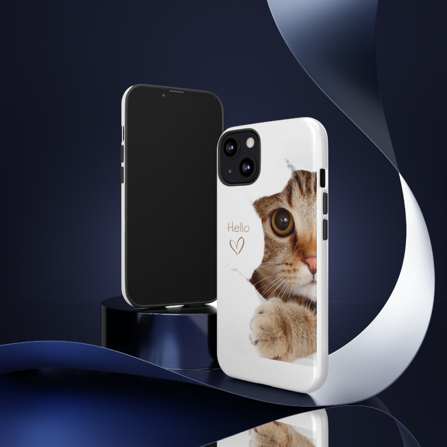 Hey Kitty with white background: 46-Tough Case iPhone series 15 14 13 12 11 X XR XS 8: Google series 7 6 5: Samsung series S23 S22 S21 S20 S10