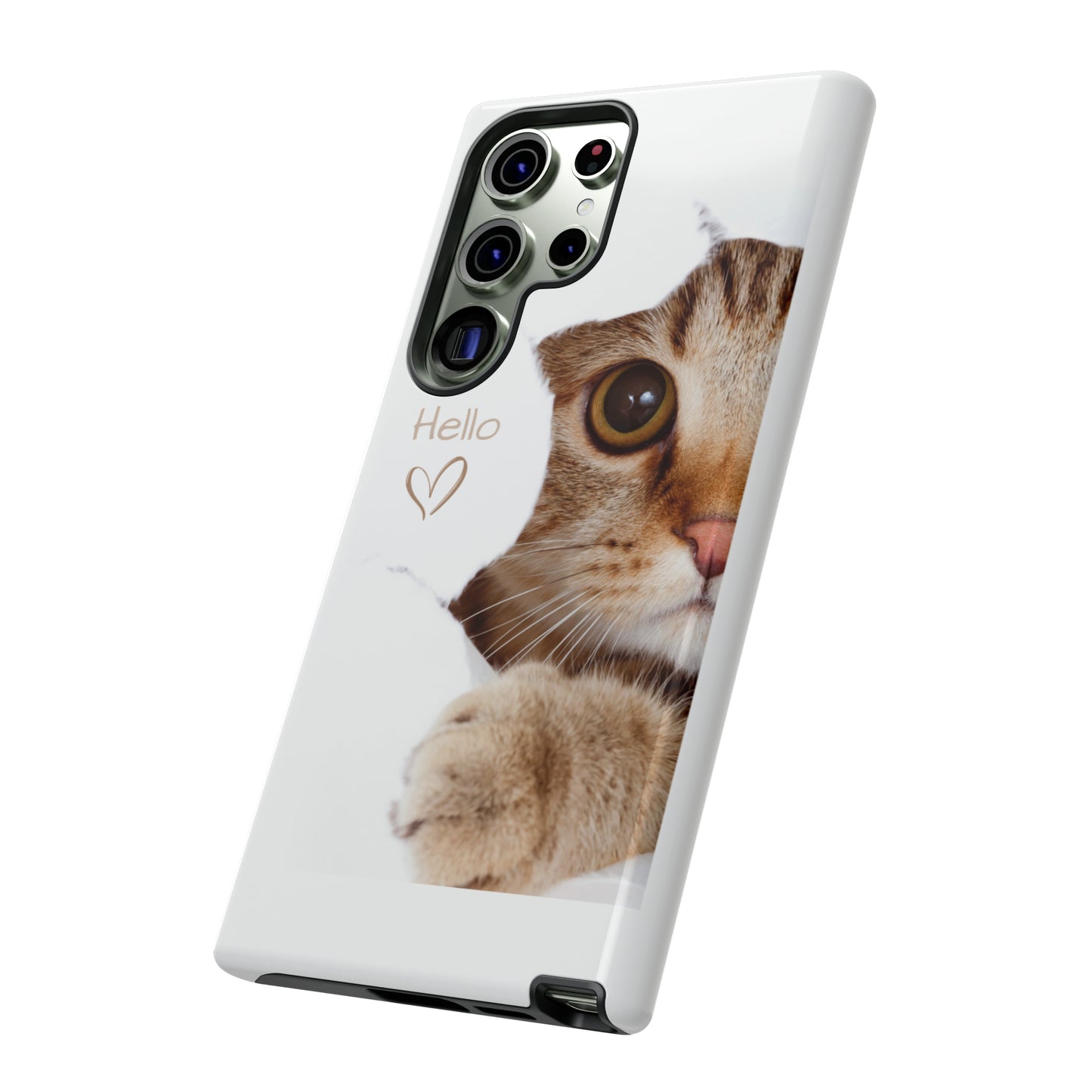 Hey Kitty with white background: 46-Tough Case iPhone series 15 14 13 12 11 X XR XS 8: Google series 7 6 5: Samsung series S23 S22 S21 S20 S10