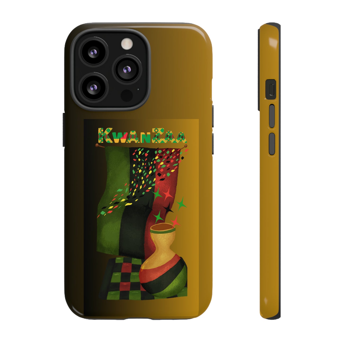 KWANZAA FLAG: 46-Tough Case iPhone series 15 14 13 12 11 X XR XS 8: Google series 7 6 5: Samsung series S23 S22 S21 S20 S10