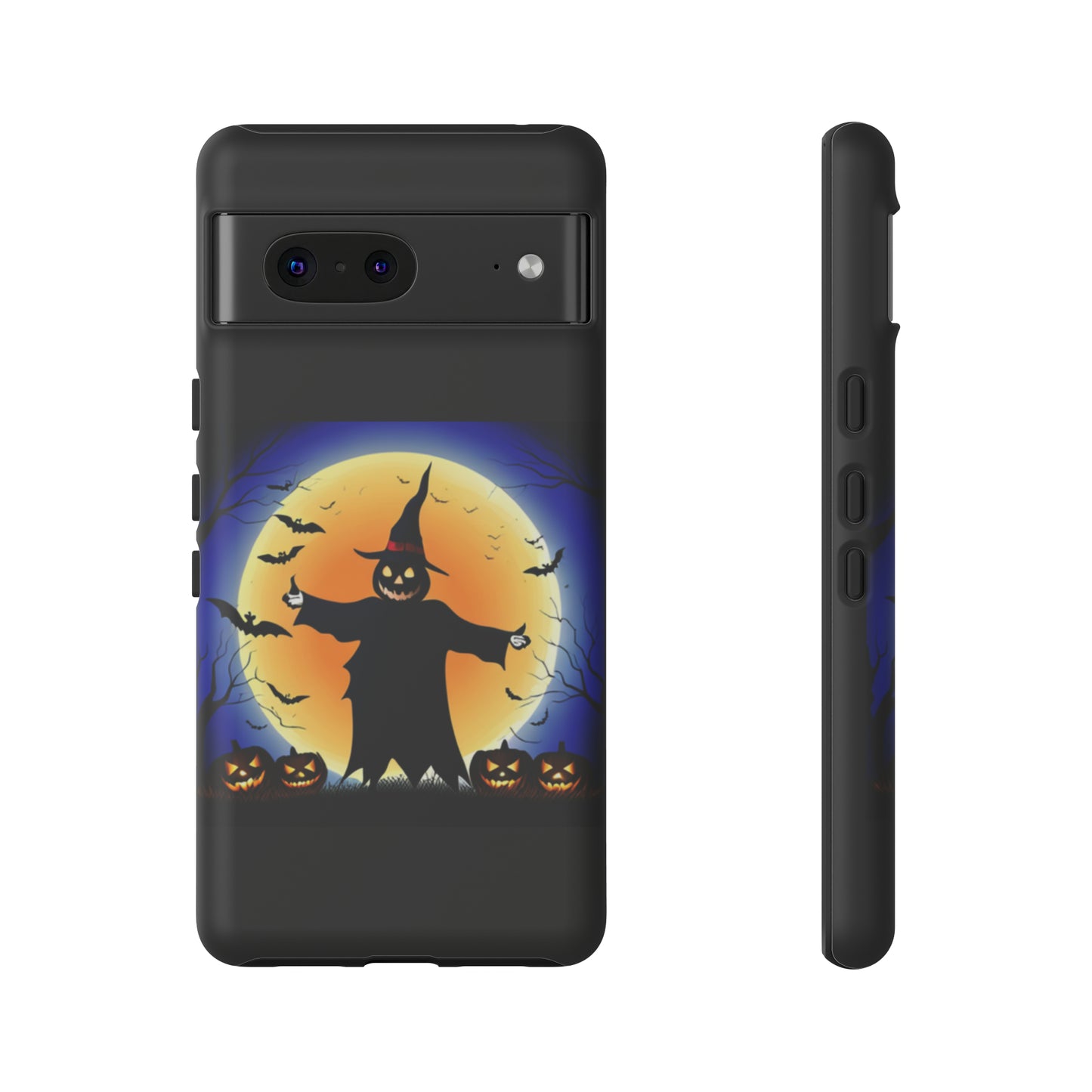 Scary Halloween with Black background: 46-Tough Case iPhone series 15 14 13 12 11 X XR XS 8: Google series 7 6 5: Samsung series S23 S22 S21 S20 S10Tough Cases