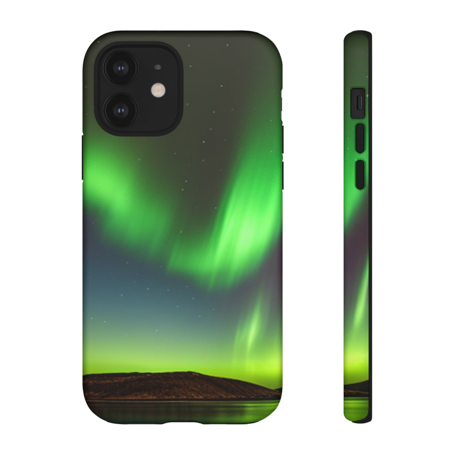 Northern Lights with a black background: 46-Tough Case iPhone series 15 14 13 12 11 X XR XS 8: Google series 7 6 5: Samsung series S23 S22 S21 S20 S10