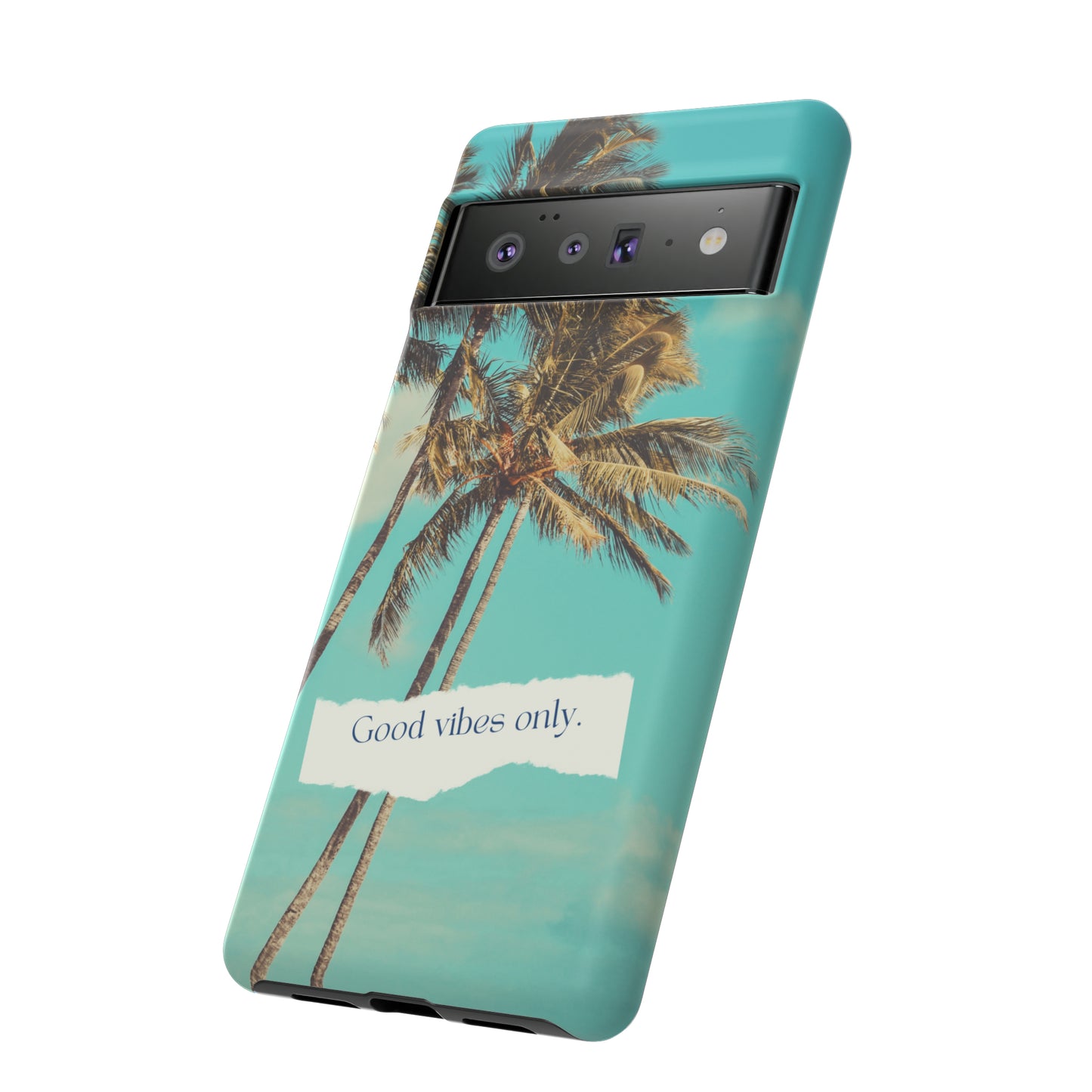 Palm Blue with Turquoise background : 46-Tough Case iPhone series 15 14 13 12 11 X XR XS 8: Google series 7 6 5: Samsung series S23 S22 S21 S20 S10