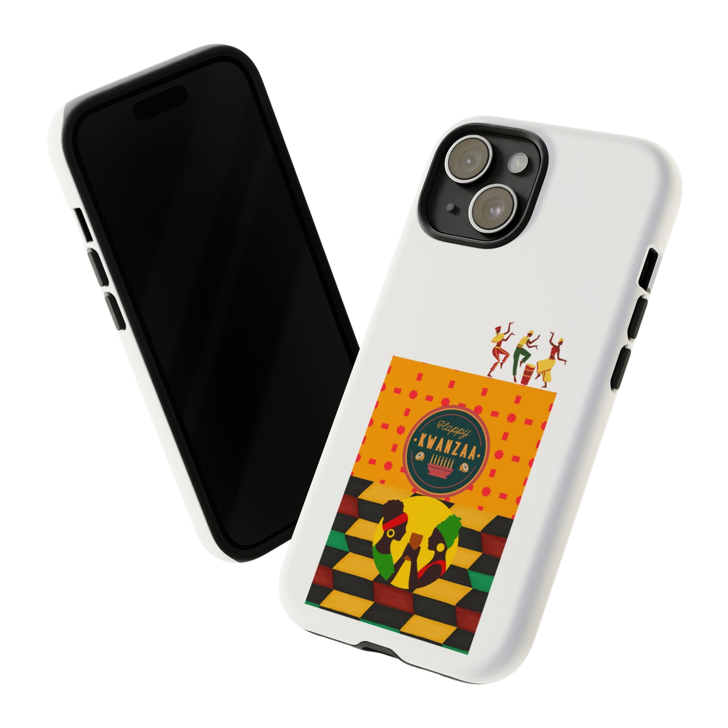 HAPPY KWANZA: 46-Tough Case iPhone series 15 14 13 12 11 X XR XS 8: Google series 7 6 5: Samsung series S23 S22 S21 S20 S10