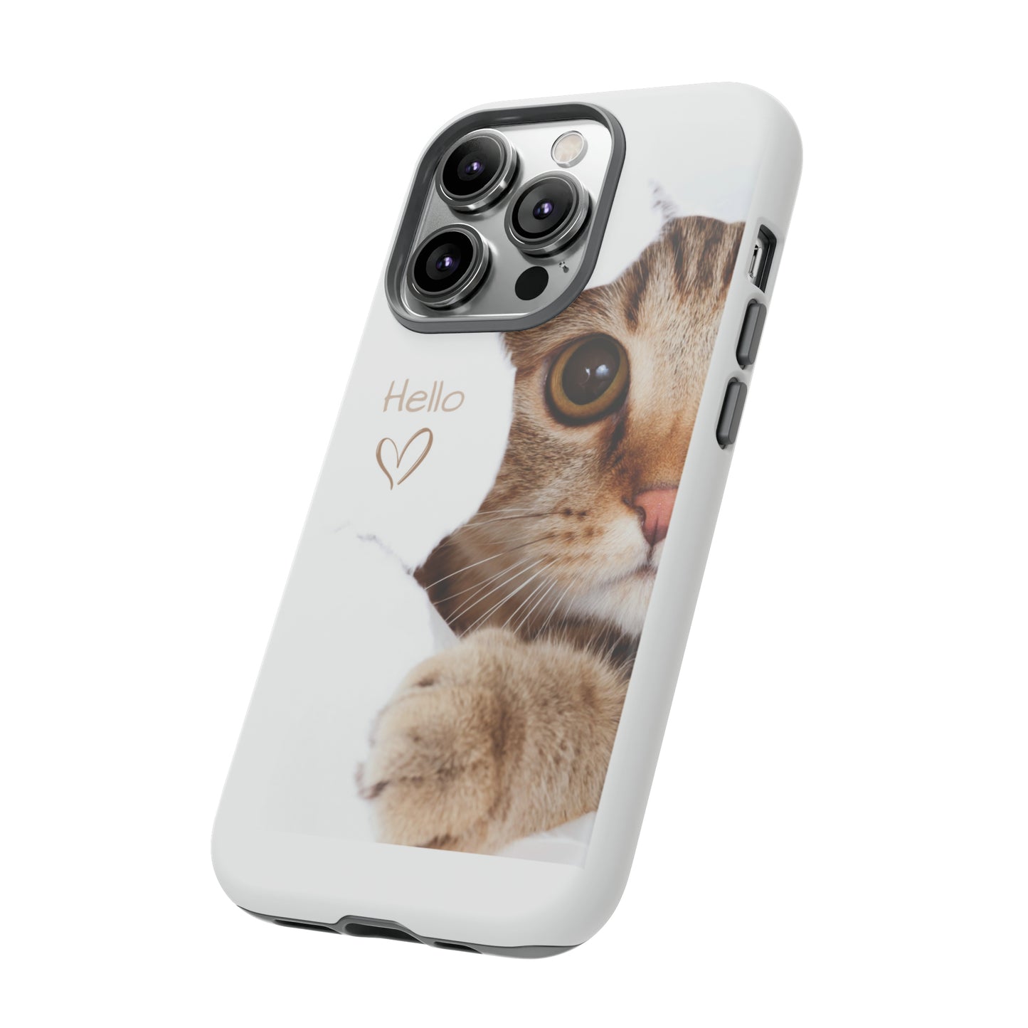 Hey Kitty with white background: 46-Tough Case iPhone series 15 14 13 12 11 X XR XS 8: Google series 7 6 5: Samsung series S23 S22 S21 S20 S10