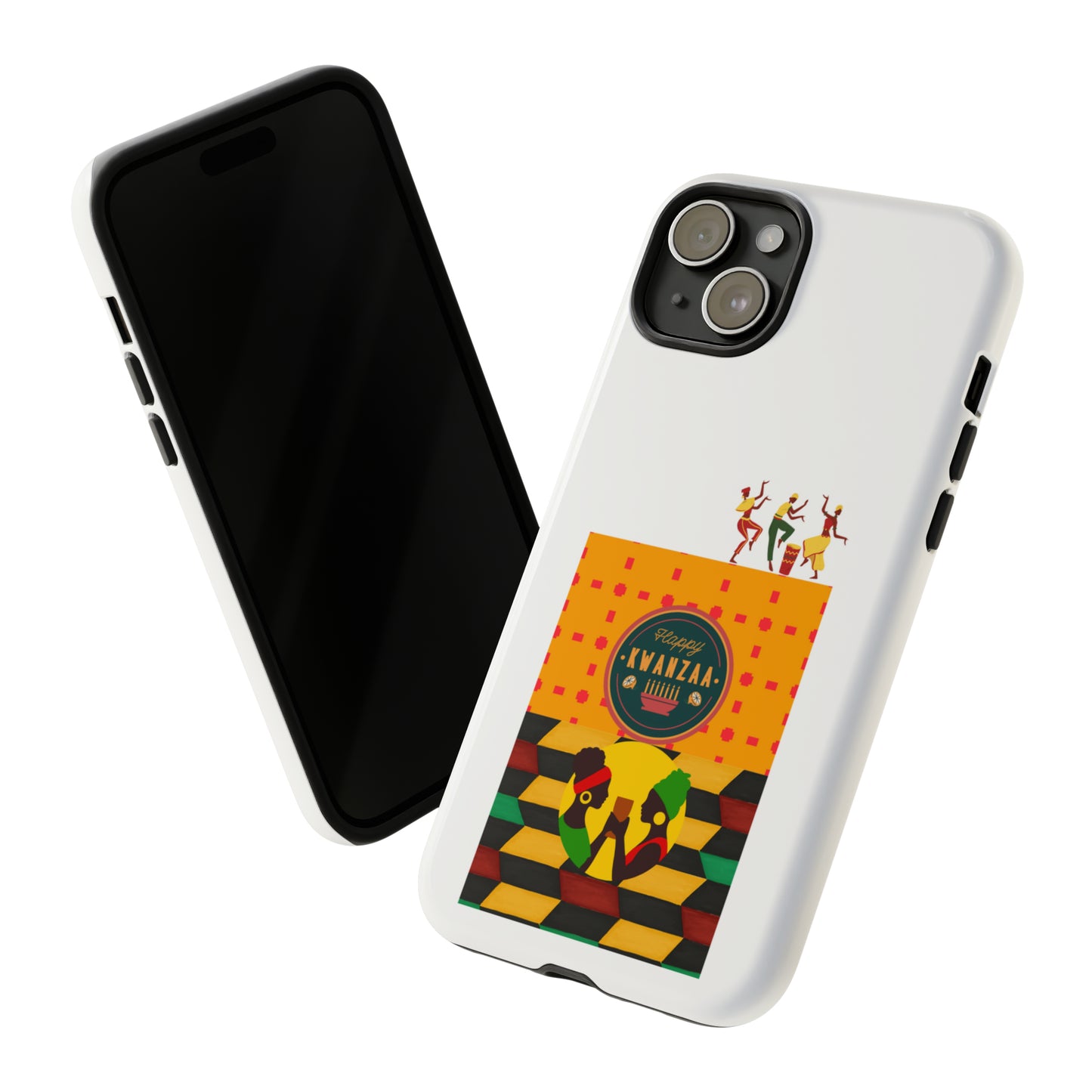 HAPPY KWANZA: 46-Tough Case iPhone series 15 14 13 12 11 X XR XS 8: Google series 7 6 5: Samsung series S23 S22 S21 S20 S10