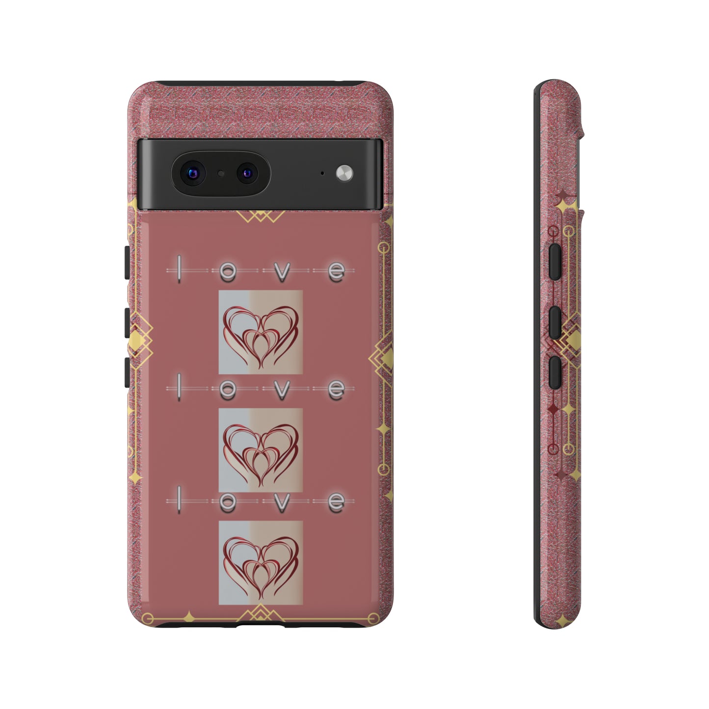 Three Hearts Love: 46-Tough Case iPhone series 15 14 13 12 11 X XR XS 8: Google series 7 6 5: Samsung series S23 S22 S21 S20 S10