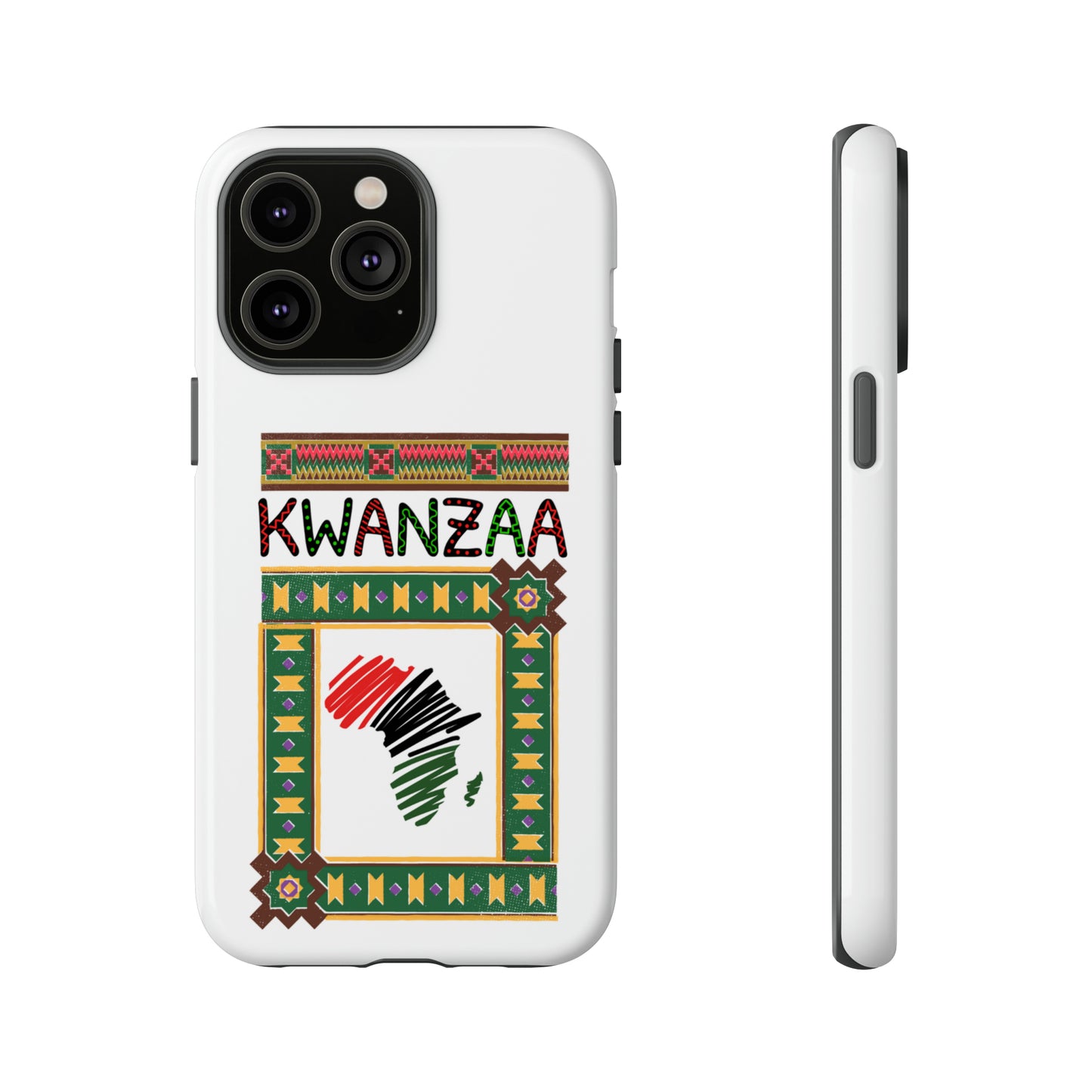 AFRICA KWANZAA: 46-Tough Case iPhone series 15 14 13 12 11 X XR XS 8: Google series 7 6 5: Samsung series S23 S22 S21 S20 S10