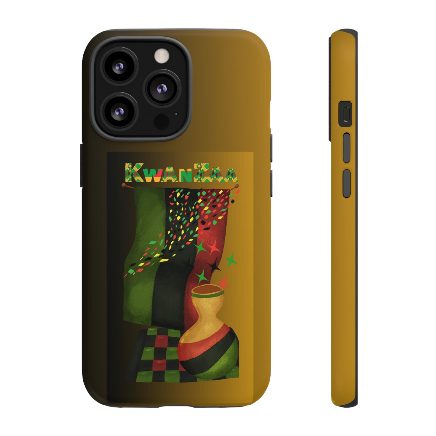 KWANZAA FLAG: 46-Tough Case iPhone series 15 14 13 12 11 X XR XS 8: Google series 7 6 5: Samsung series S23 S22 S21 S20 S10