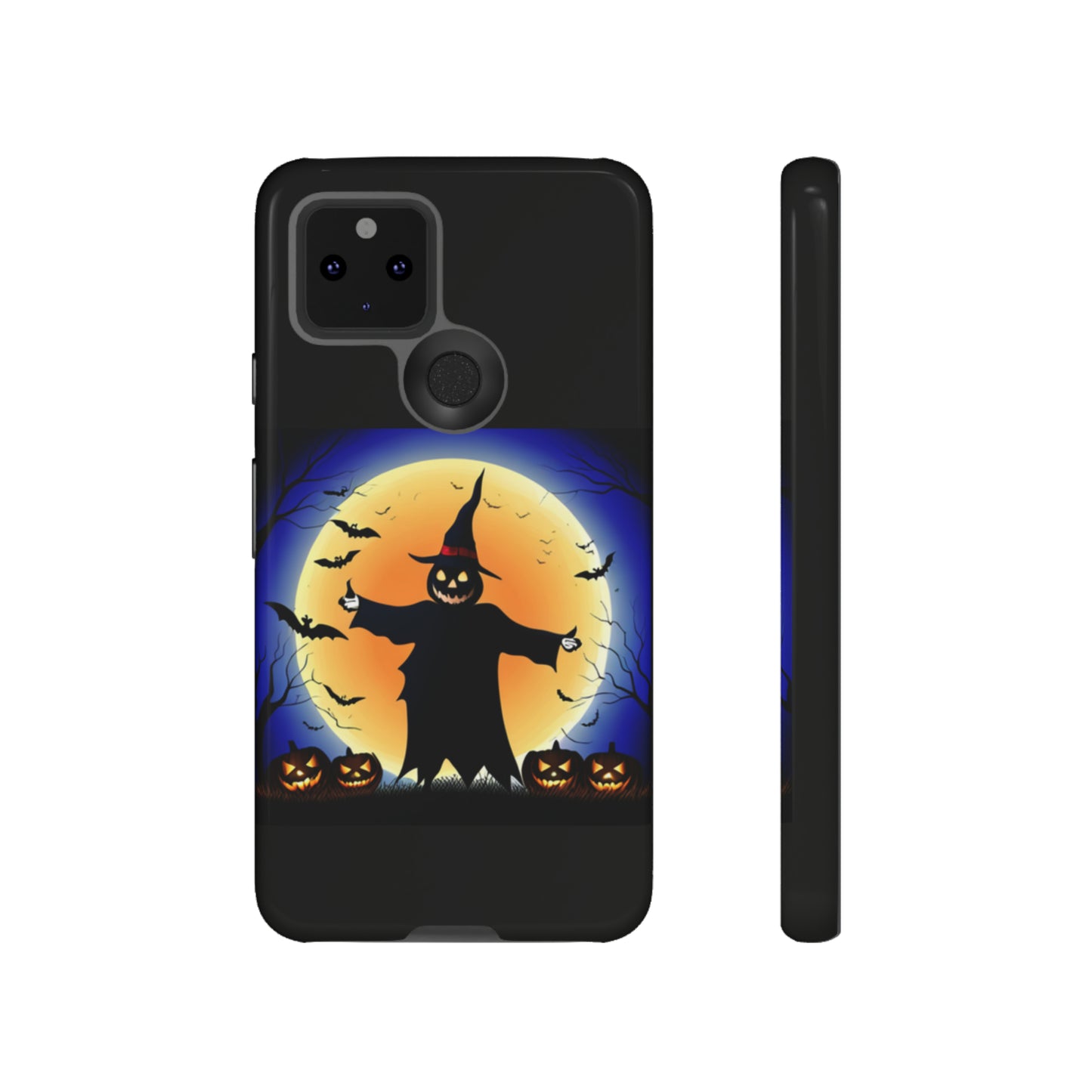 Scary Halloween with Black background: 46-Tough Case iPhone series 15 14 13 12 11 X XR XS 8: Google series 7 6 5: Samsung series S23 S22 S21 S20 S10Tough Cases