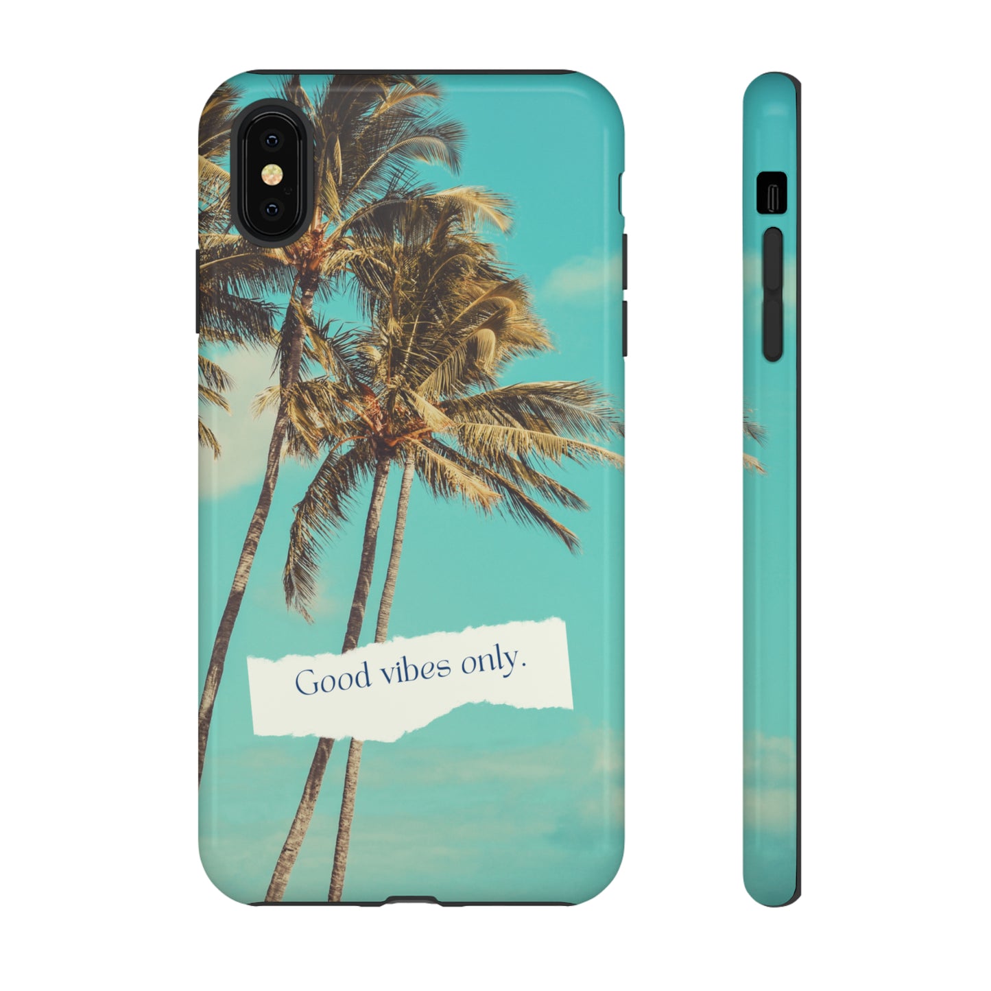 Palm Blue with Turquoise background : 46-Tough Case iPhone series 15 14 13 12 11 X XR XS 8: Google series 7 6 5: Samsung series S23 S22 S21 S20 S10