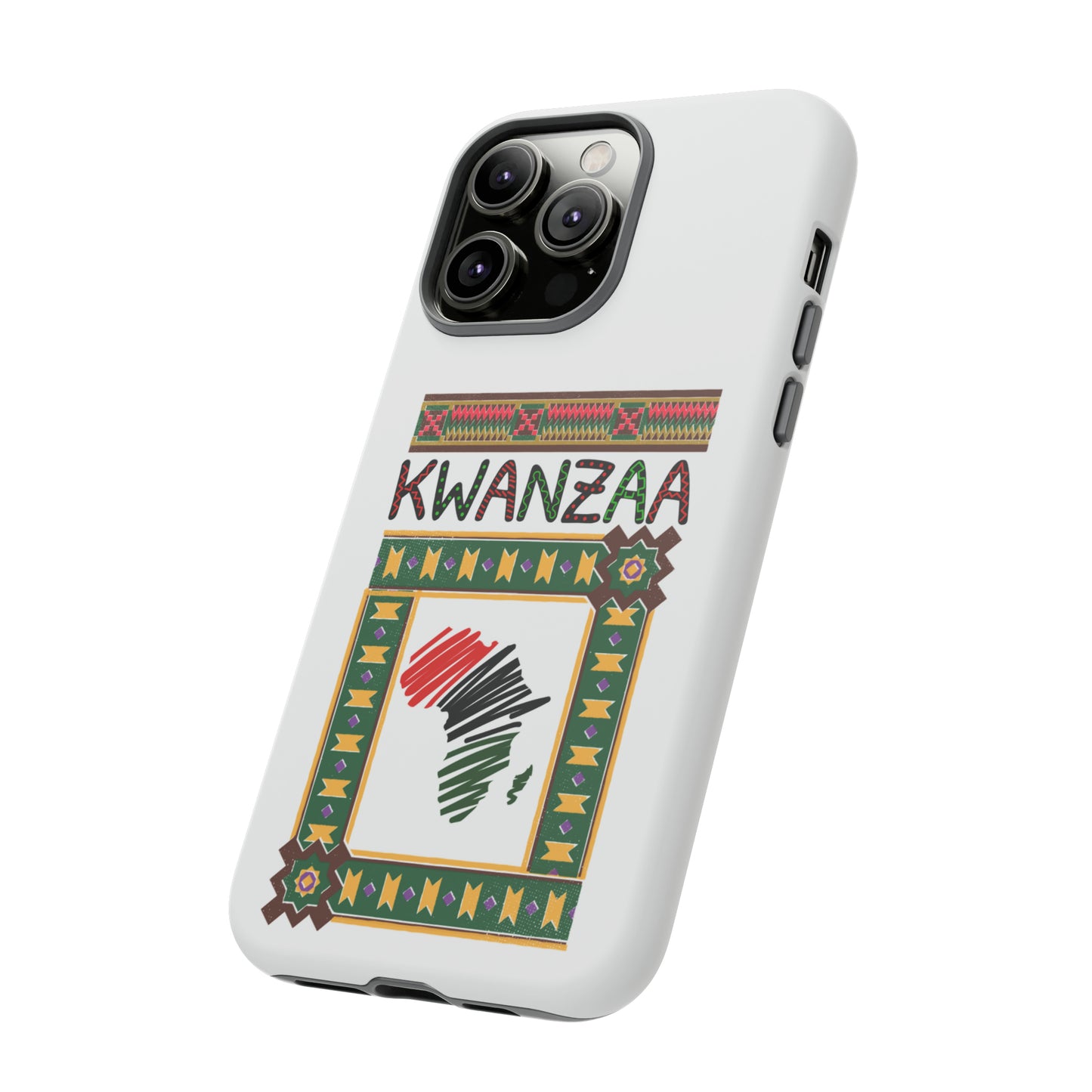 AFRICA KWANZAA: 46-Tough Case iPhone series 15 14 13 12 11 X XR XS 8: Google series 7 6 5: Samsung series S23 S22 S21 S20 S10