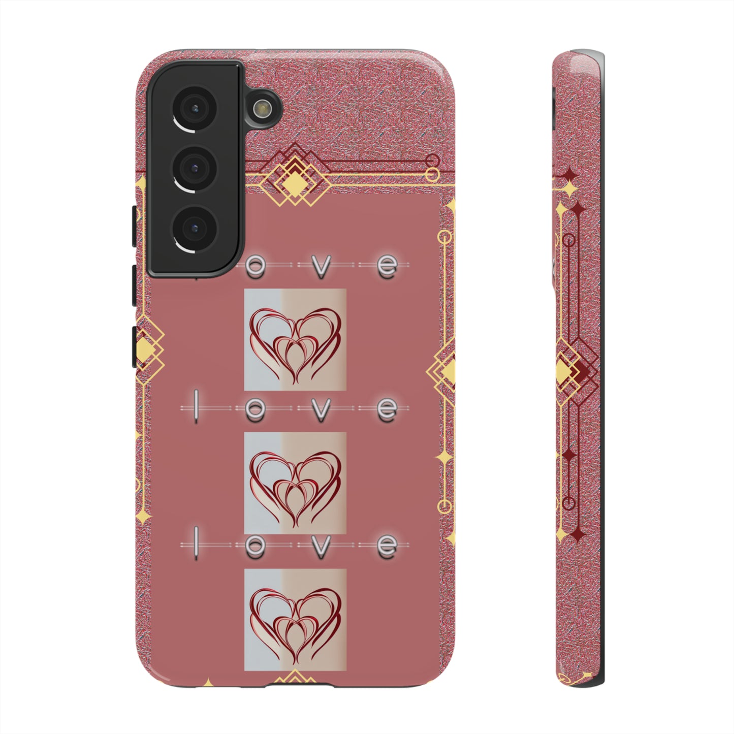 Three Hearts Love: 46-Tough Case iPhone series 15 14 13 12 11 X XR XS 8: Google series 7 6 5: Samsung series S23 S22 S21 S20 S10