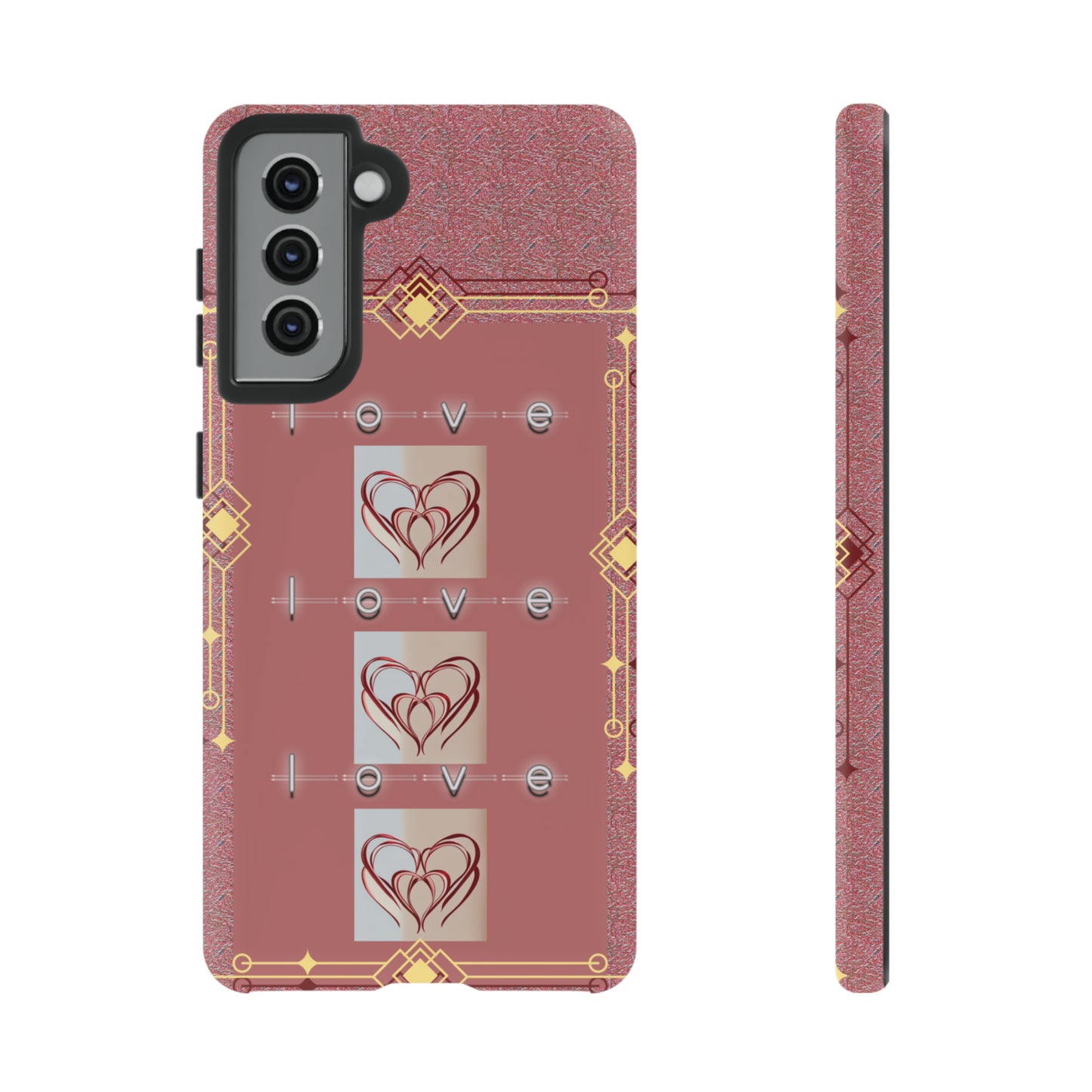 Three Hearts Love: 46-Tough Case iPhone series 15 14 13 12 11 X XR XS 8: Google series 7 6 5: Samsung series S23 S22 S21 S20 S10