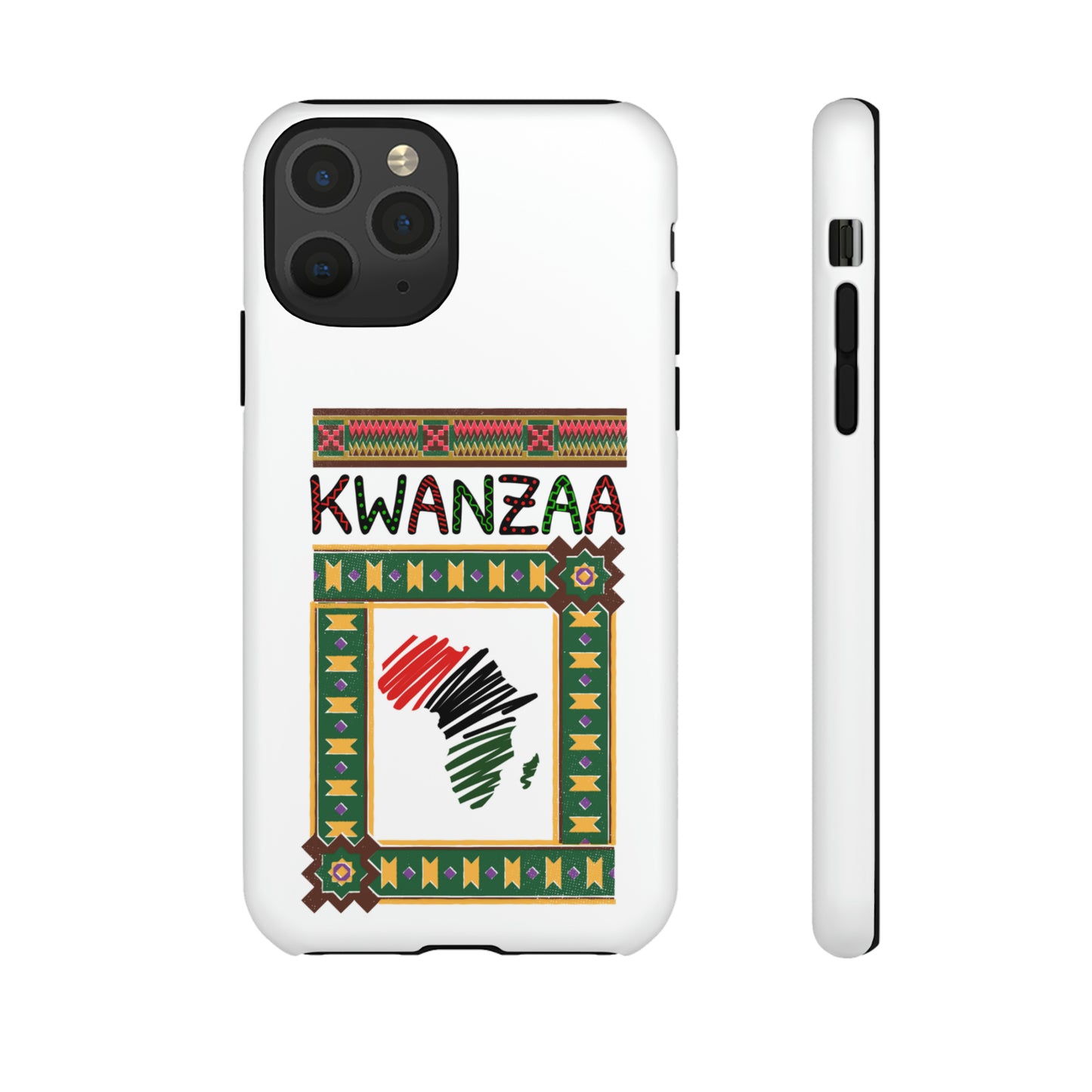 AFRICA KWANZAA: 46-Tough Case iPhone series 15 14 13 12 11 X XR XS 8: Google series 7 6 5: Samsung series S23 S22 S21 S20 S10