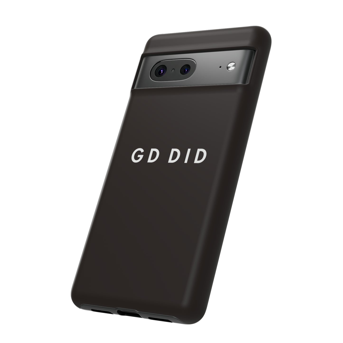 GOD DID BLACK: 46-Tough Case iPhone series 15 14 13 12 11 X XR XS 8: Google series 7 6 5: Samsung series S23 S22 S21 S20 S10