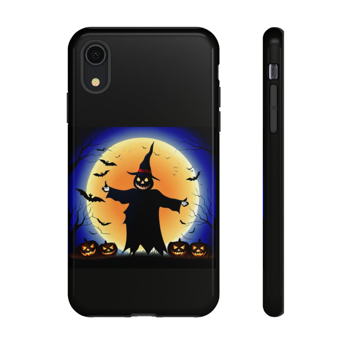 Scary Halloween with Black background: 46-Tough Case iPhone series 15 14 13 12 11 X XR XS 8: Google series 7 6 5: Samsung series S23 S22 S21 S20 S10Tough Cases