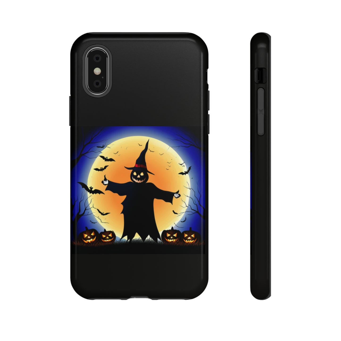 Scary Halloween with Black background: 46-Tough Case iPhone series 15 14 13 12 11 X XR XS 8: Google series 7 6 5: Samsung series S23 S22 S21 S20 S10Tough Cases