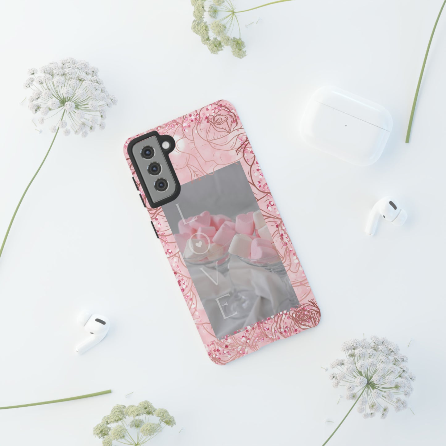 Pink Candy Love: 46-Tough Case iPhone series 15 14 13 12 11 X XR XS 8: Google series 7 6 5: Samsung series S23 S22 S21 S20 S10