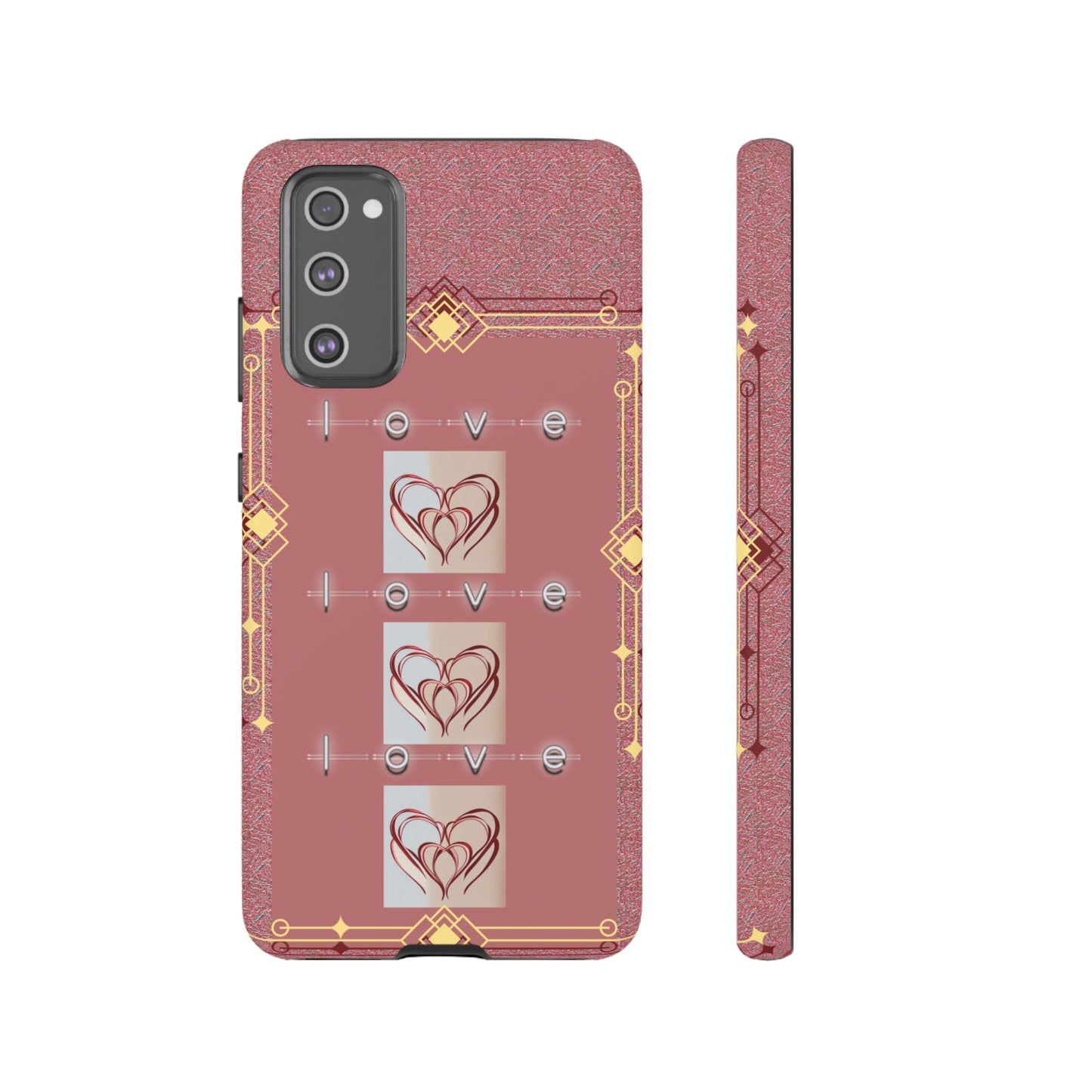 Three Hearts Love: 46-Tough Case iPhone series 15 14 13 12 11 X XR XS 8: Google series 7 6 5: Samsung series S23 S22 S21 S20 S10