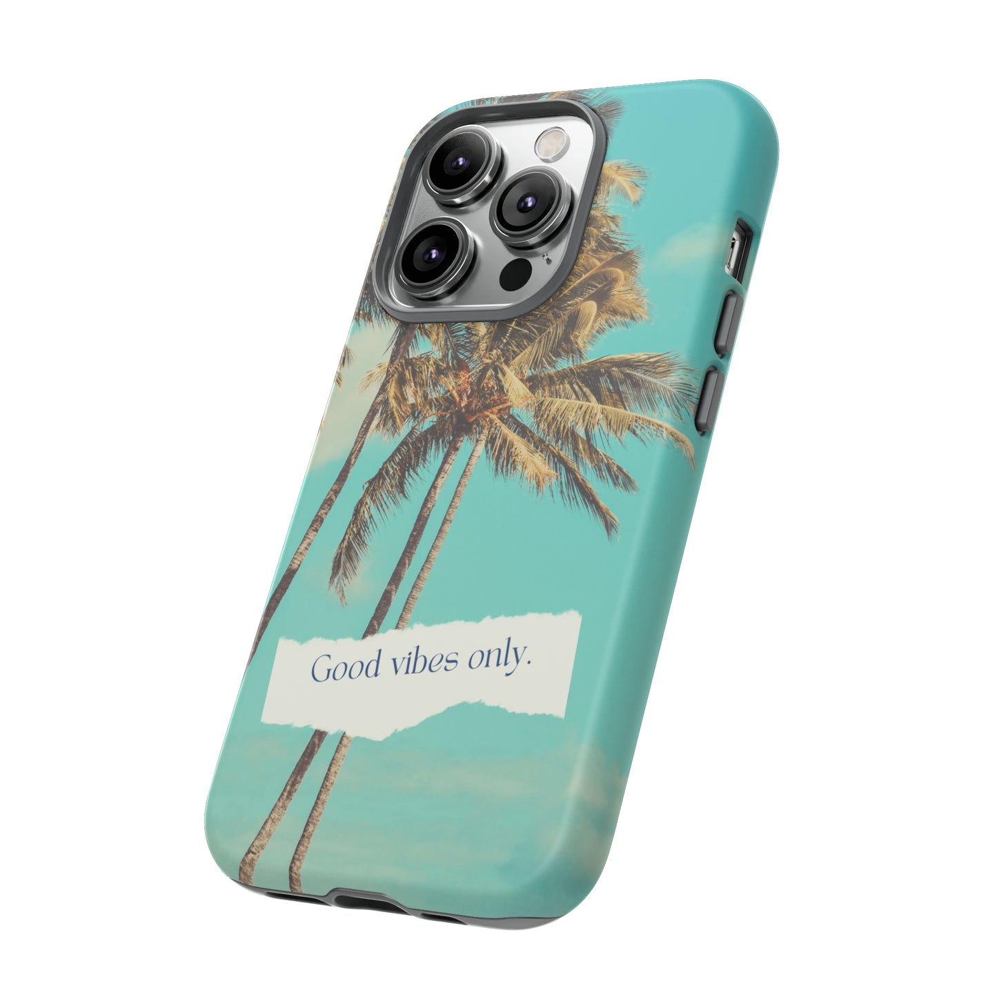 Palm Blue with Turquoise background : 46-Tough Case iPhone series 15 14 13 12 11 X XR XS 8: Google series 7 6 5: Samsung series S23 S22 S21 S20 S10