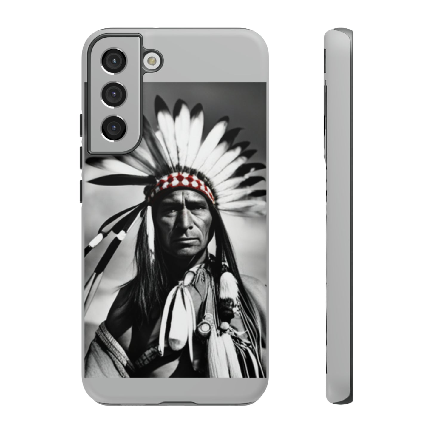 Warrior Pride with Grey Background: 46-Tough Case iPhone series 15 14 13 12 11 X XR XS 8: Google series 7 6 5: Samsung series S23 S22 S21 S20 S10