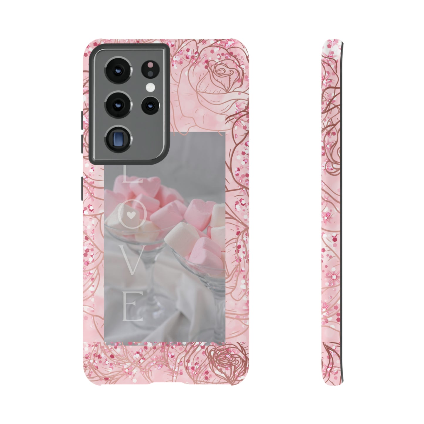 Pink Candy Love: 46-Tough Case iPhone series 15 14 13 12 11 X XR XS 8: Google series 7 6 5: Samsung series S23 S22 S21 S20 S10