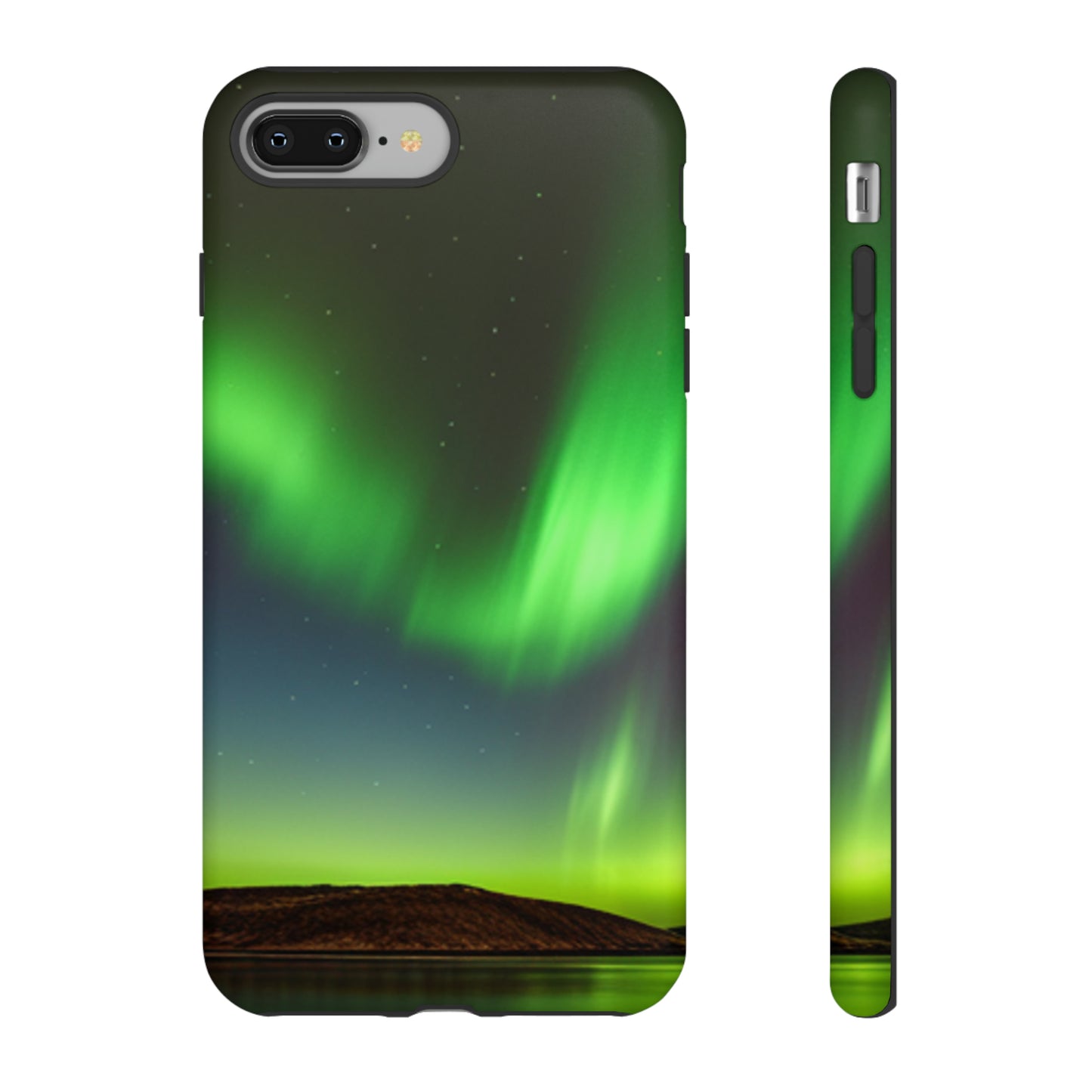 Northern Lights with a black background: 46-Tough Case iPhone series 15 14 13 12 11 X XR XS 8: Google series 7 6 5: Samsung series S23 S22 S21 S20 S10