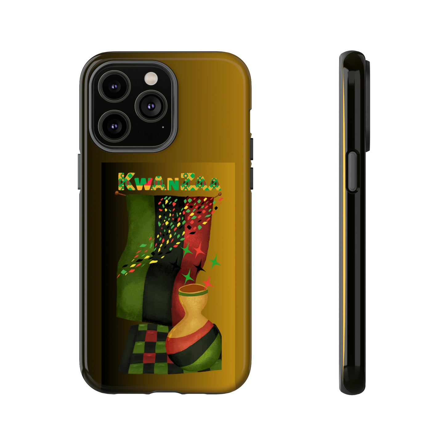 KWANZAA FLAG: 46-Tough Case iPhone series 15 14 13 12 11 X XR XS 8: Google series 7 6 5: Samsung series S23 S22 S21 S20 S10