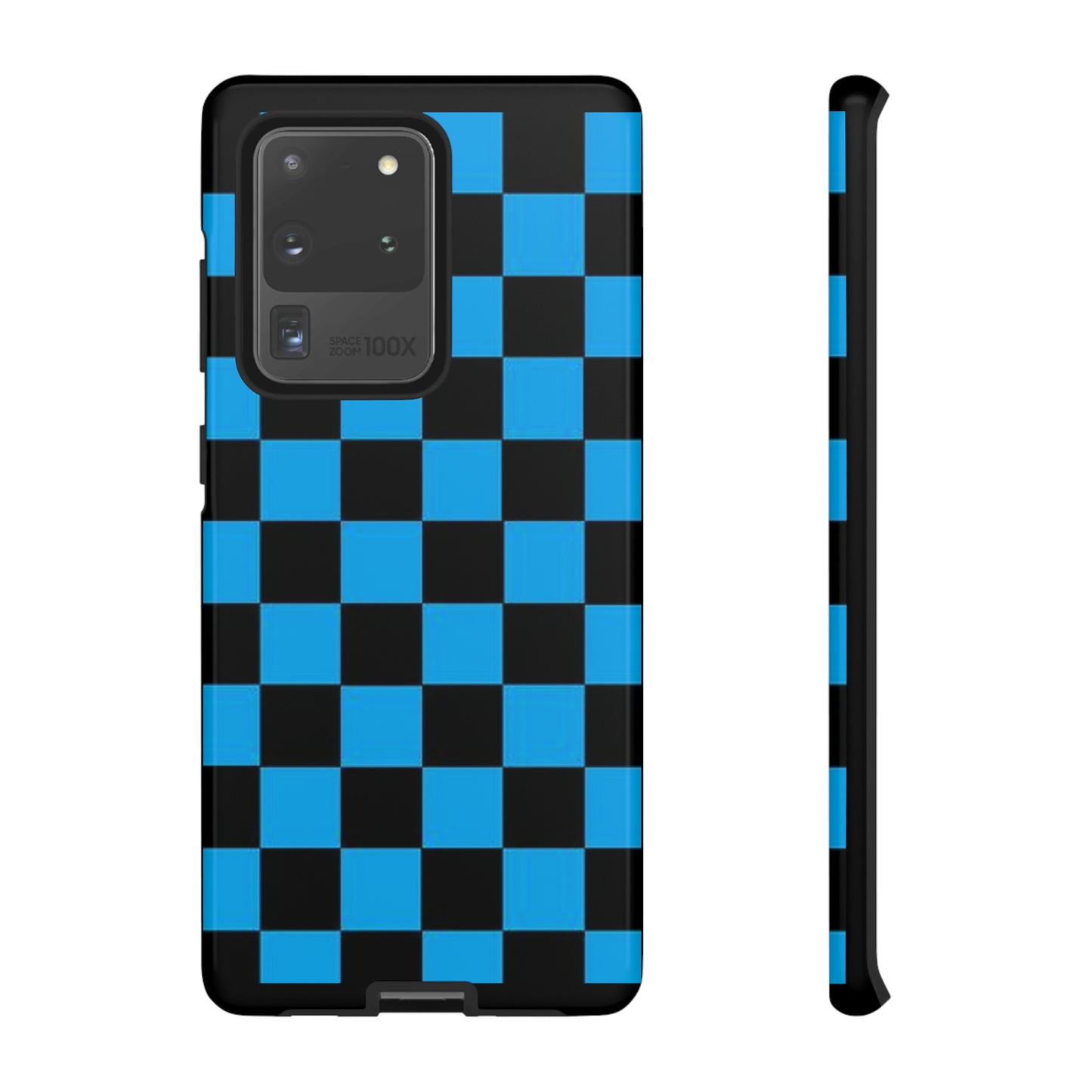 Blue and Black Checkers: 46-Tough Case iPhone series 15 14 13 12 11 X XR XS 8: Google series 7 6 5: Samsung series S23 S22 S21 S20 S10