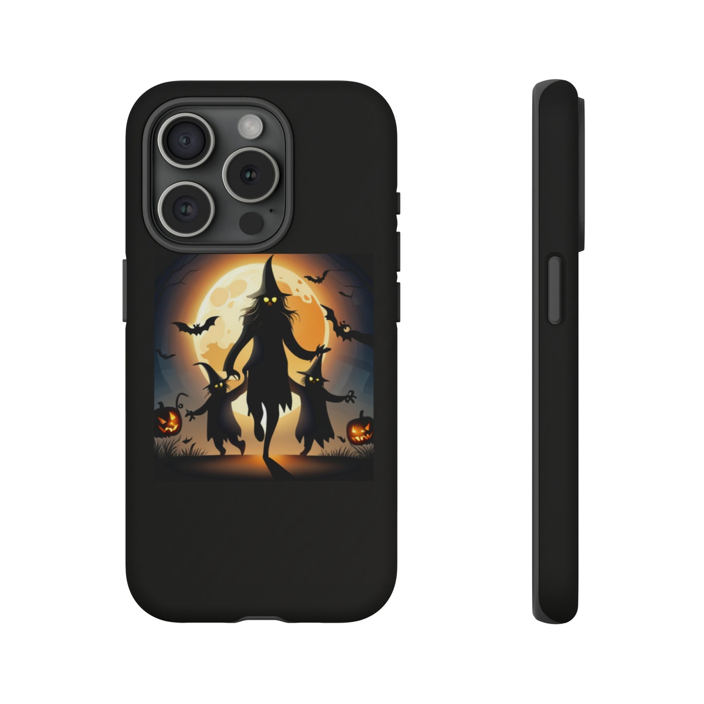 Witchy Witch with Black background:  46-Tough Case iPhone series 15 14 13 12 11 X XR XS 8: Google series 7 6 5: Samsung series S23 S22 S21 S20 S10