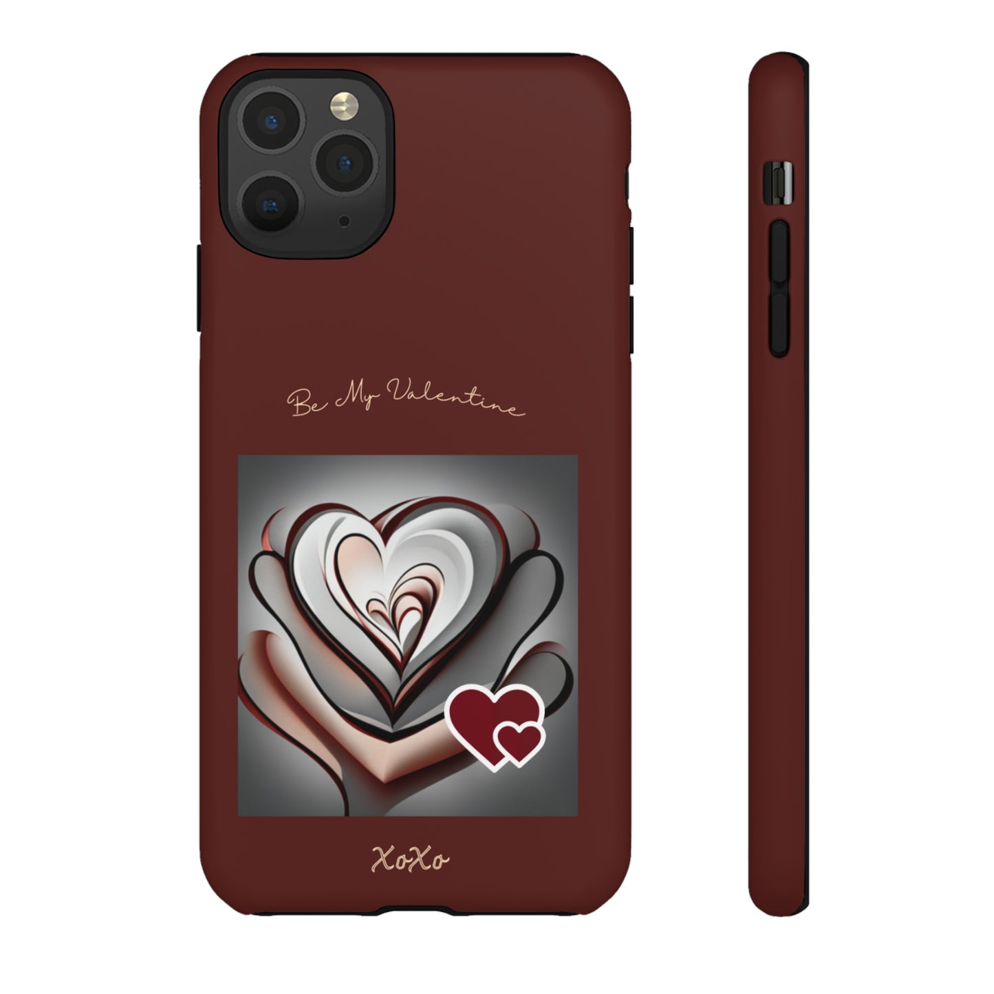 Valentine Triple Heart: 46-Tough Case iPhone series 15 14 13 12 11 X XR XS 8: Google series 7 6 5: Samsung series S23 S22 S21 S20 S10