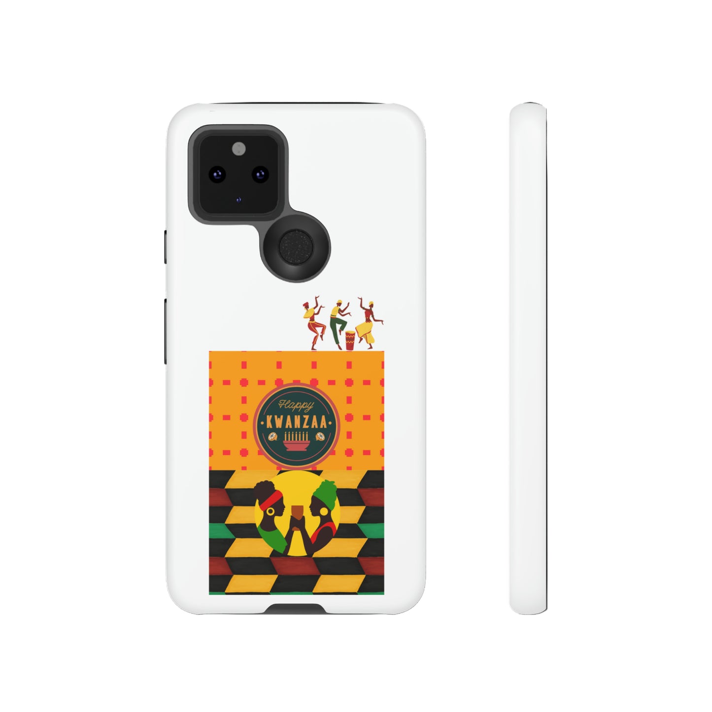 HAPPY KWANZA: 46-Tough Case iPhone series 15 14 13 12 11 X XR XS 8: Google series 7 6 5: Samsung series S23 S22 S21 S20 S10