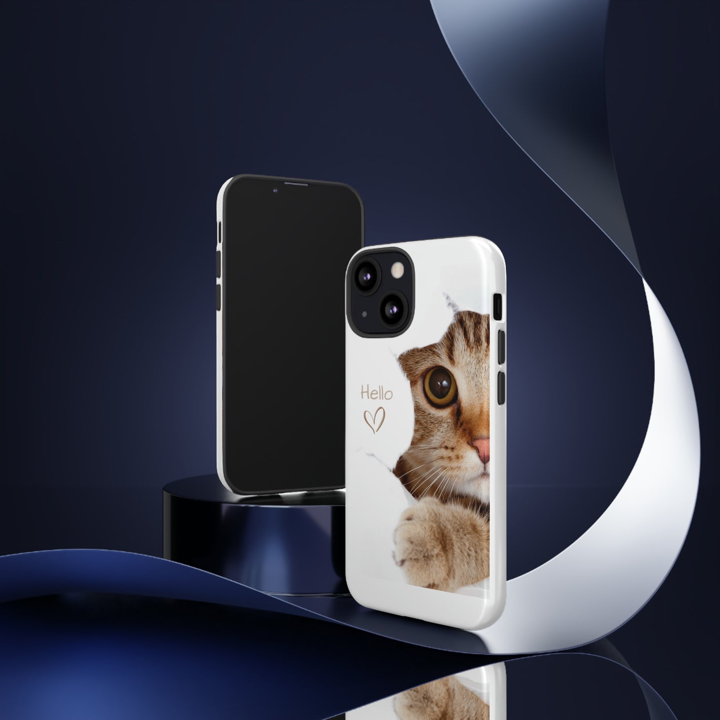 Hey Kitty with white background: 46-Tough Case iPhone series 15 14 13 12 11 X XR XS 8: Google series 7 6 5: Samsung series S23 S22 S21 S20 S10